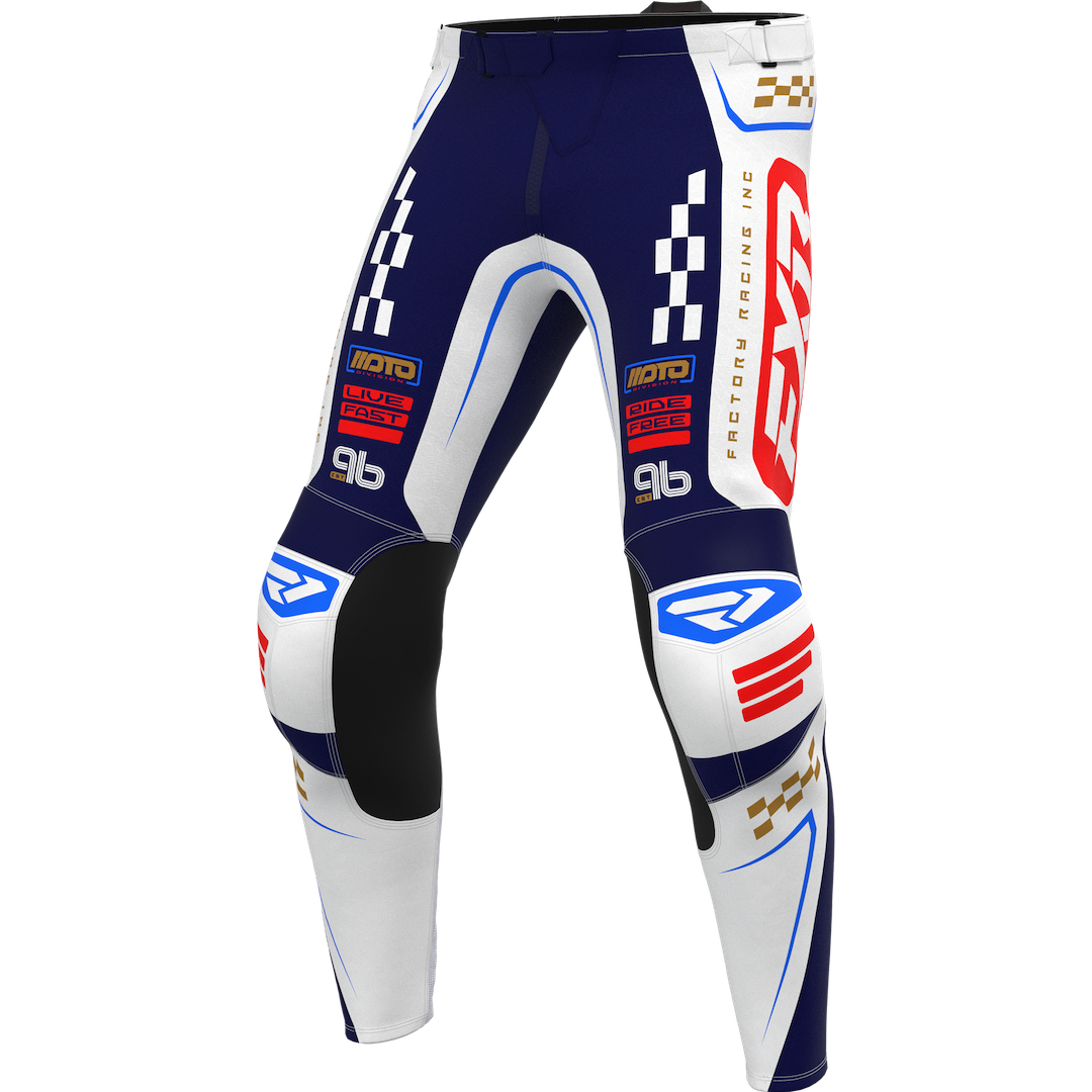 FXR Clutch Pro MX Pant 2027 Navy/White/Red
