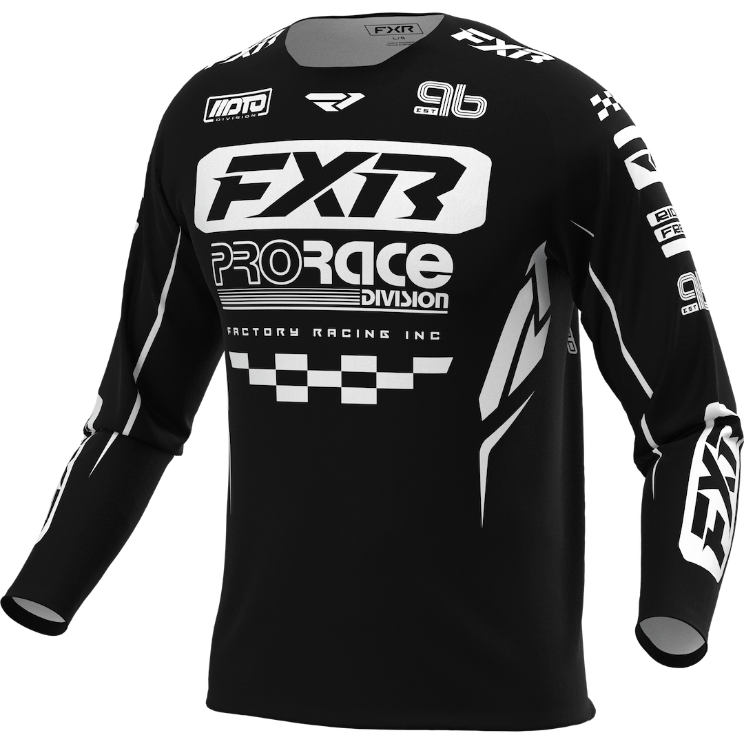 FXR Clutch Pro MX Jersey 2027 Black/White