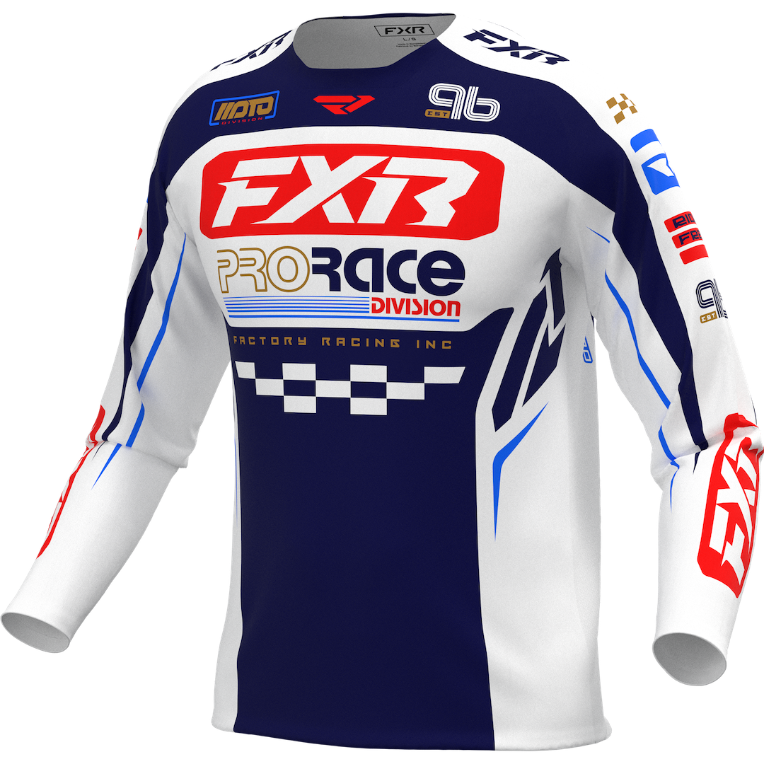 FXR Clutch Pro MX Jersey 2027 Navy/White/Red