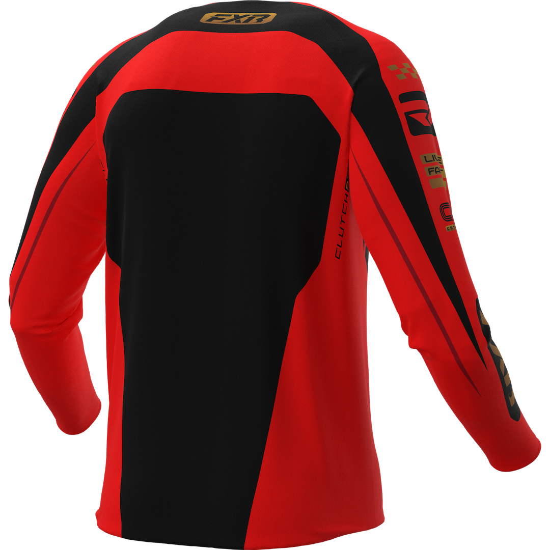 FXR Clutch Pro MX Jersey 2027 Red/Black/Gold