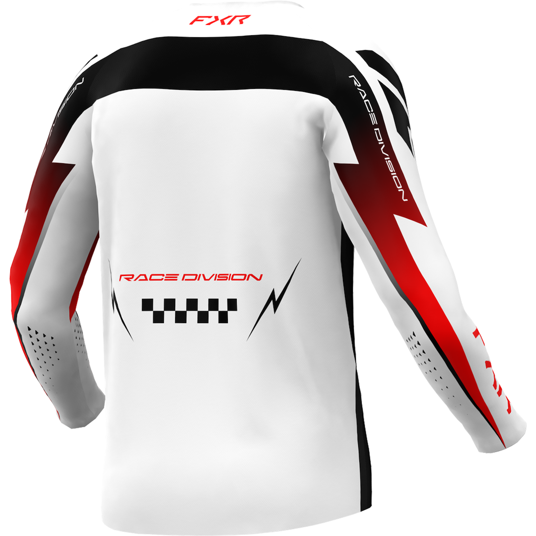 FXR Clutch Pro MX Jersey 2026 White/Red/Black