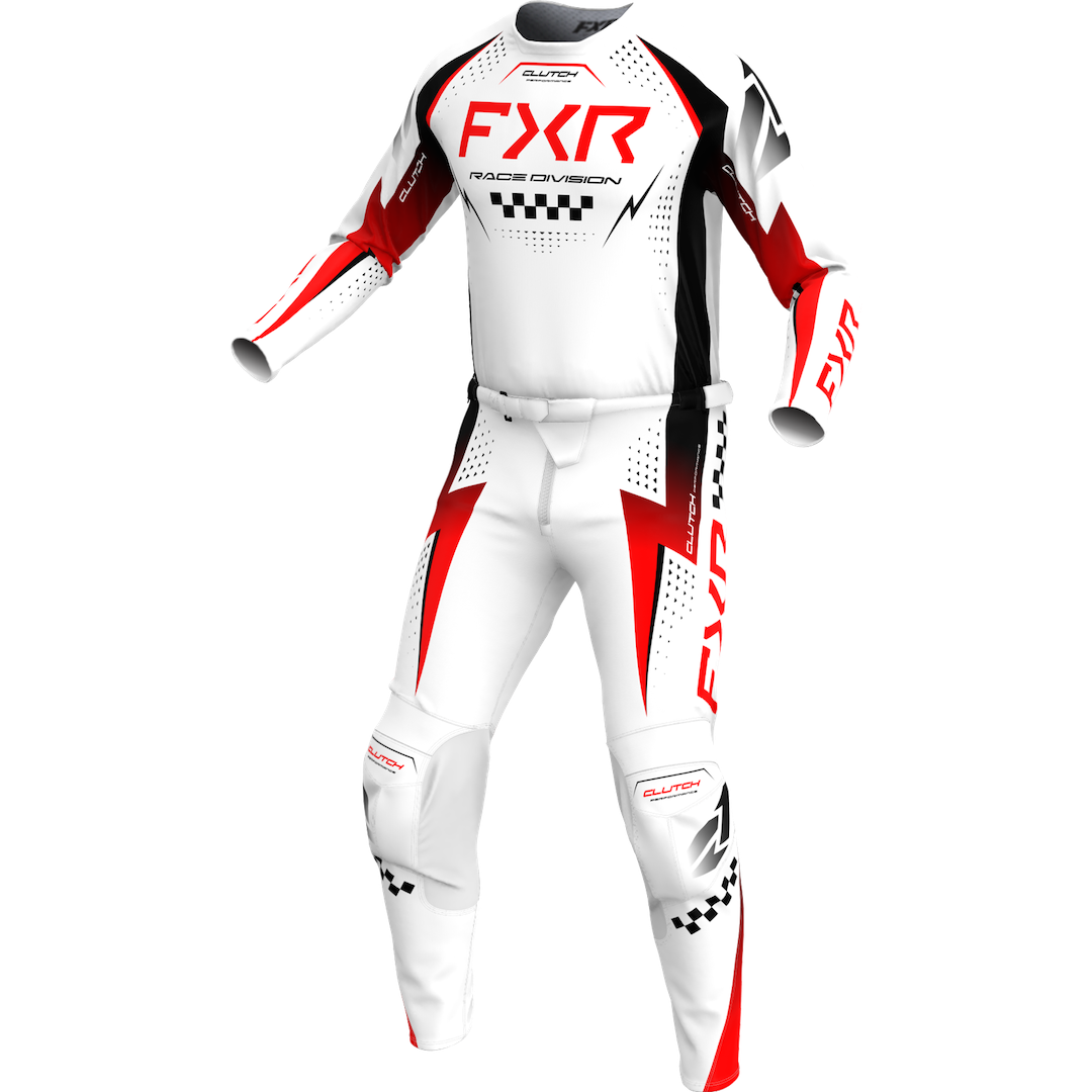 FXR Clutch Pro 2026 MX Kit Combo White/Red/Black