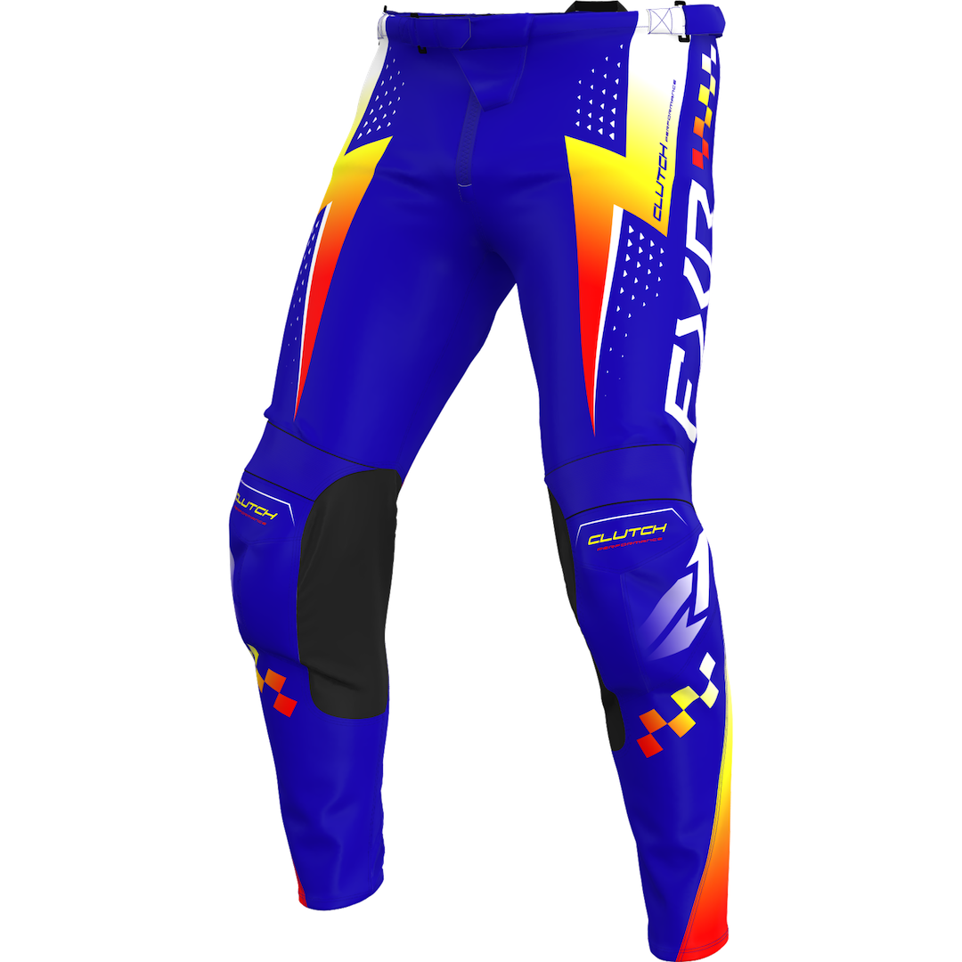 FXR Clutch Pro MX Pant 2026 Royal/Yellow/Red
