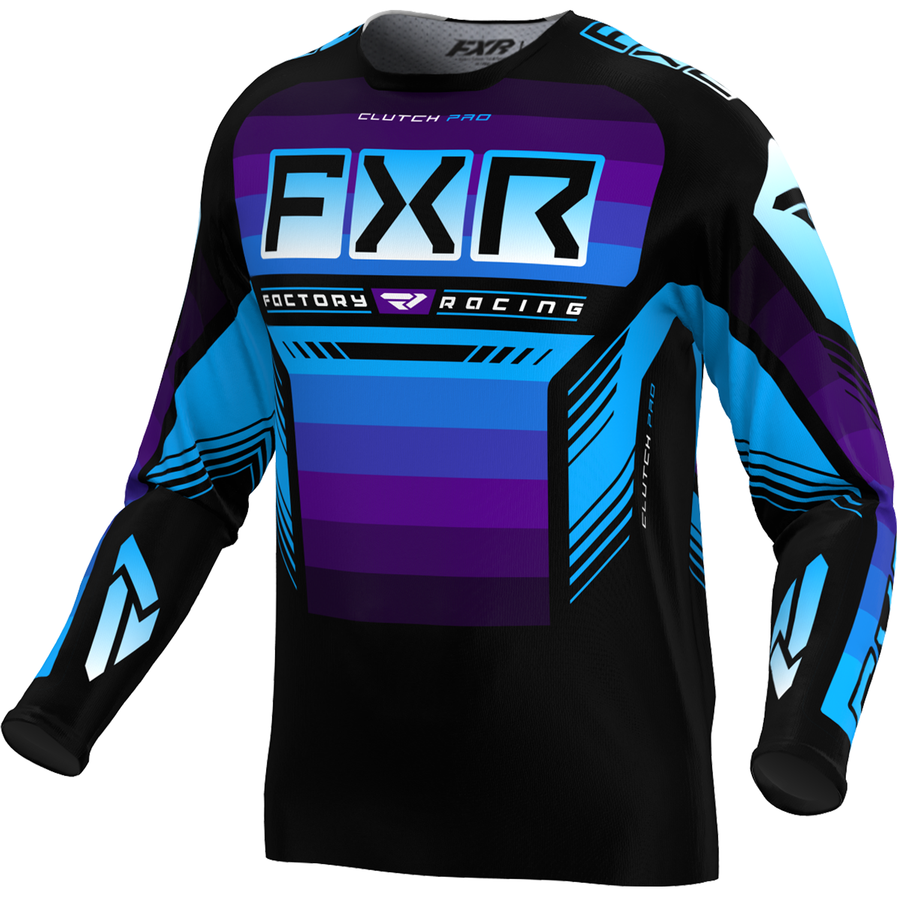 FXR Clutch Pro 2025 MX Kit Combo Black/Purple/Blue