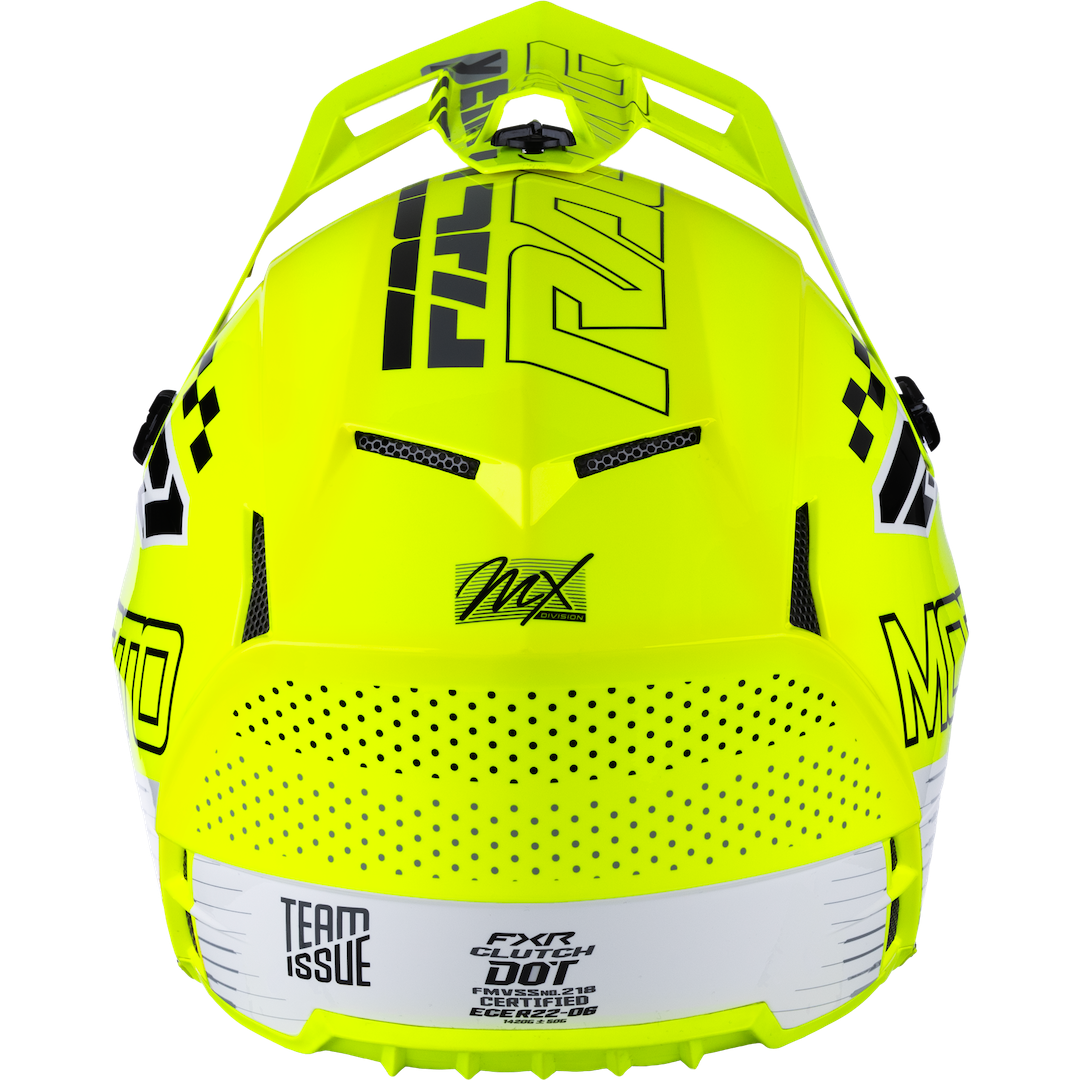 FXR Clutch Race Div MX Helmet 2026 HiVis