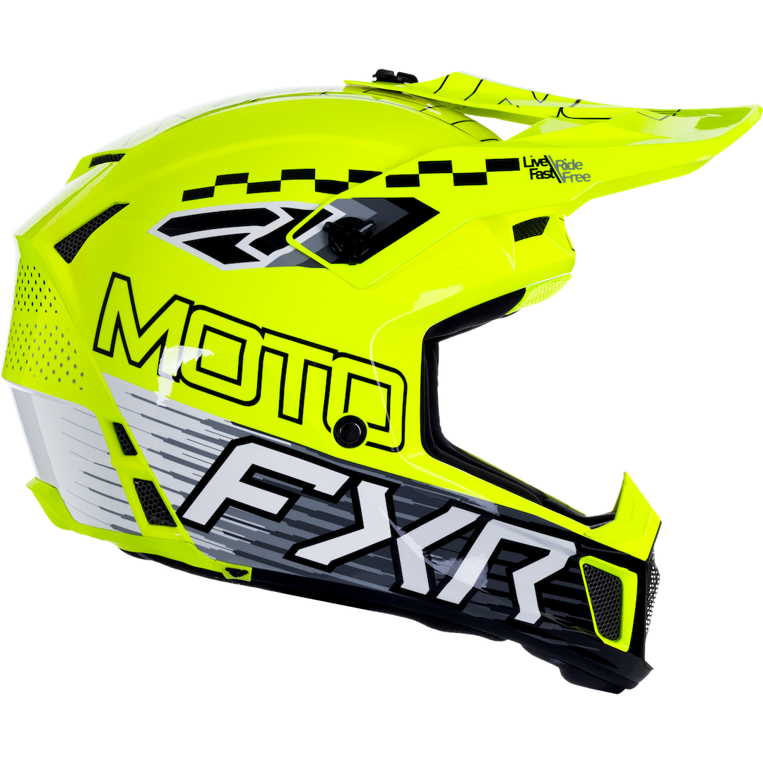 FXR Clutch Race Div MX Helmet 2026 HiVis