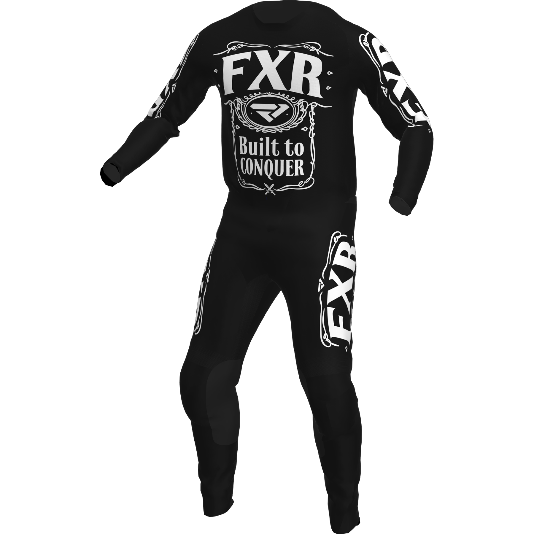 FXR Clutch MX Kit Combo Black/White