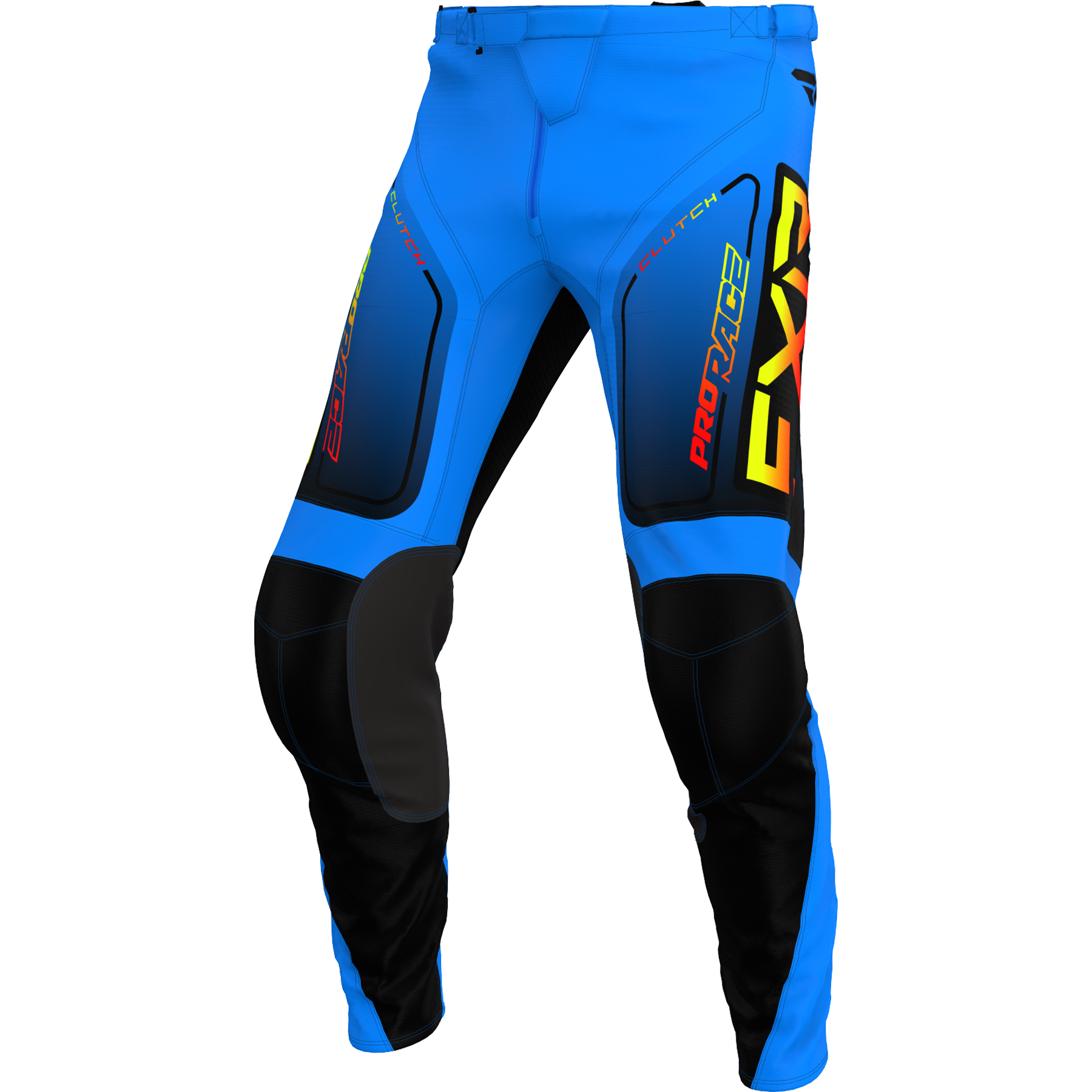 FXR YOUTH Clutch MX Pant 2024 Blue/Inferno