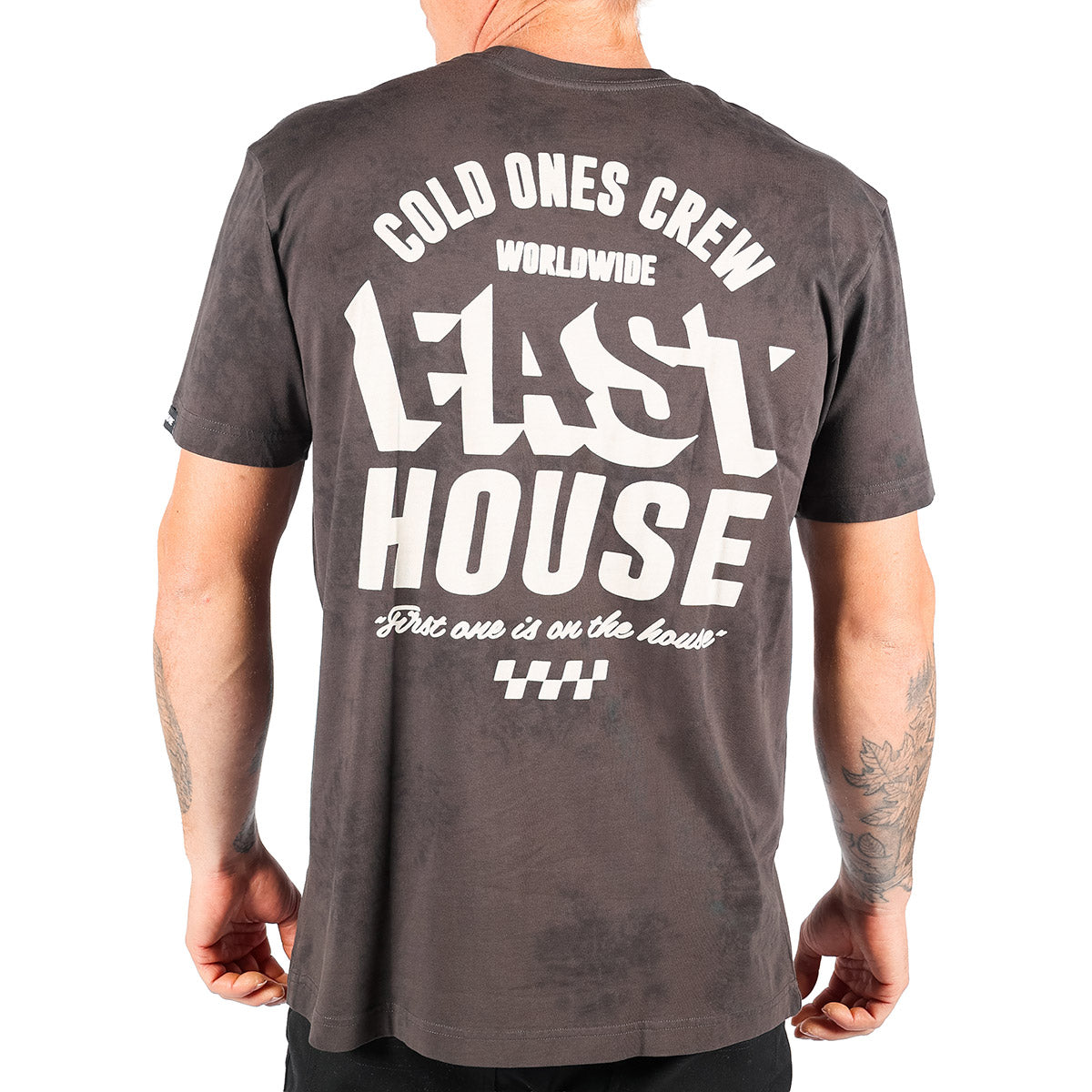Fasthouse Cold Ones Tee - Black Crystal Wash