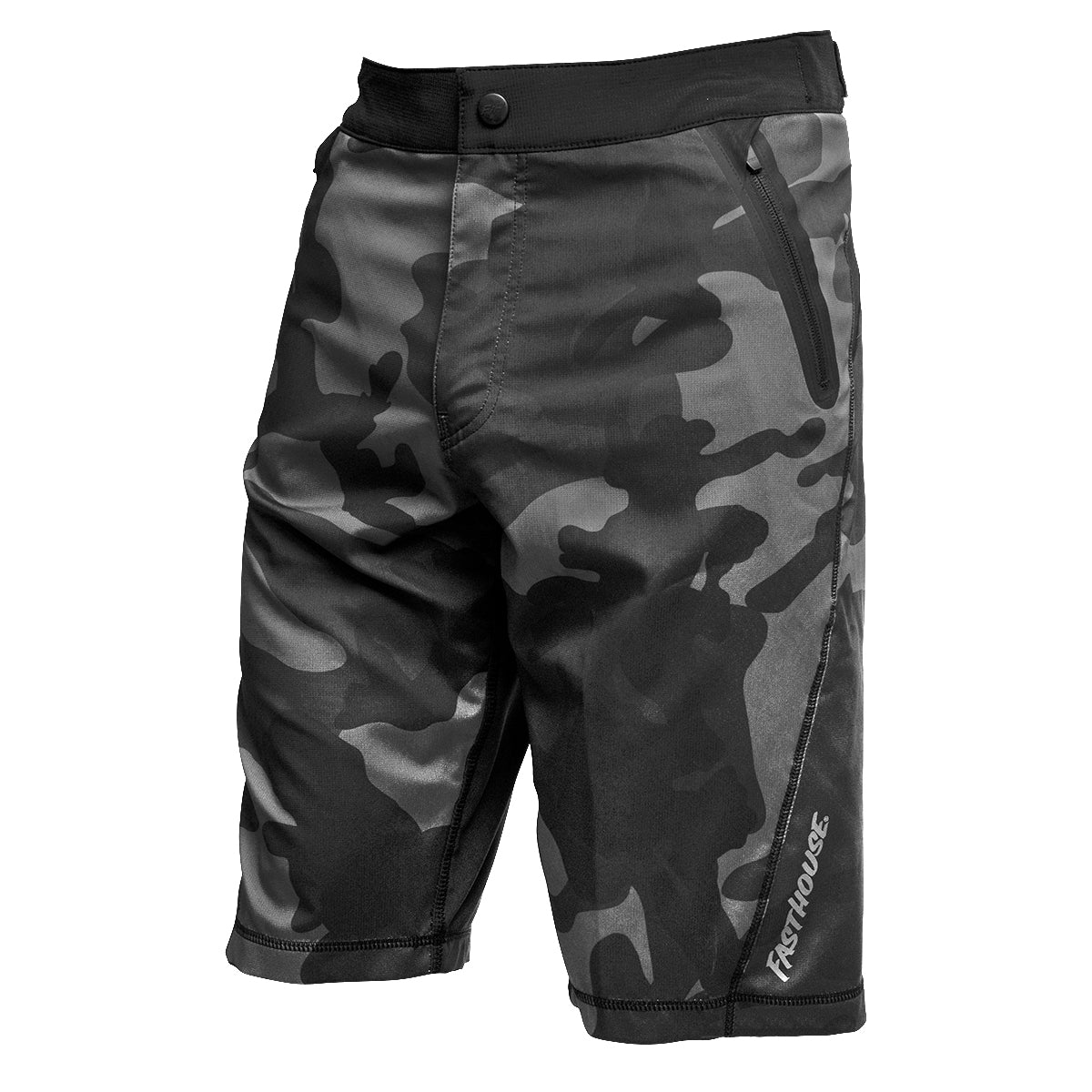 Fasthouse Crossline 2.0 MTB Shorts - Black/Camo