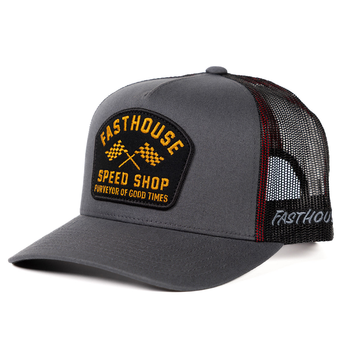 Fasthouse Crossroad Oversized Hat - Dark Gray