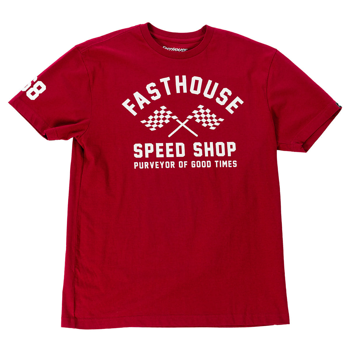 Fasthouse Crossroad Tee - Cardinal