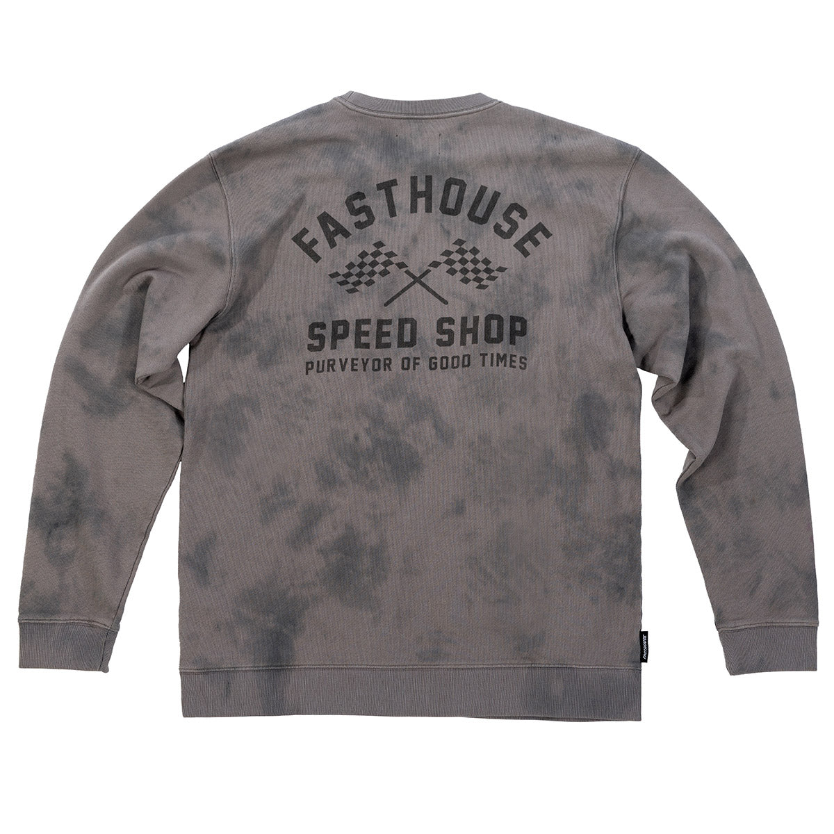 Fasthouse Crossroad Crew Neck Pullover - Shadow Crystal Wash
