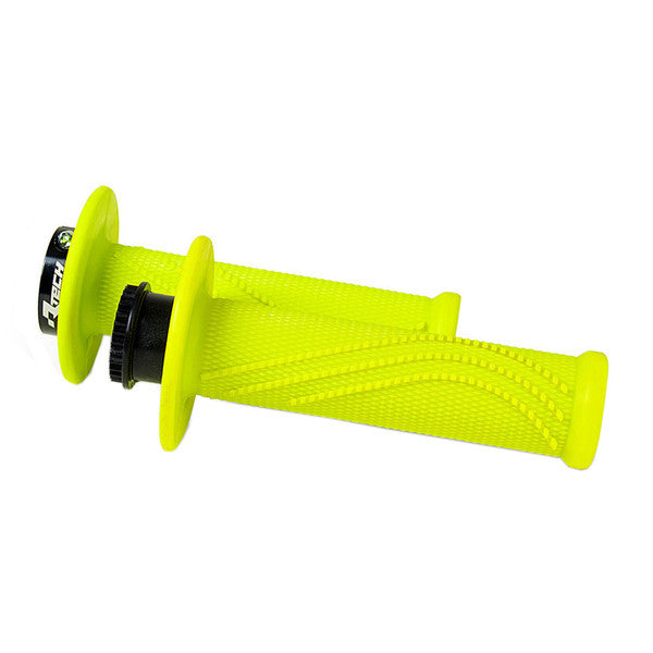 Rtech R20 Lock-On MX Grips Neon Yellow