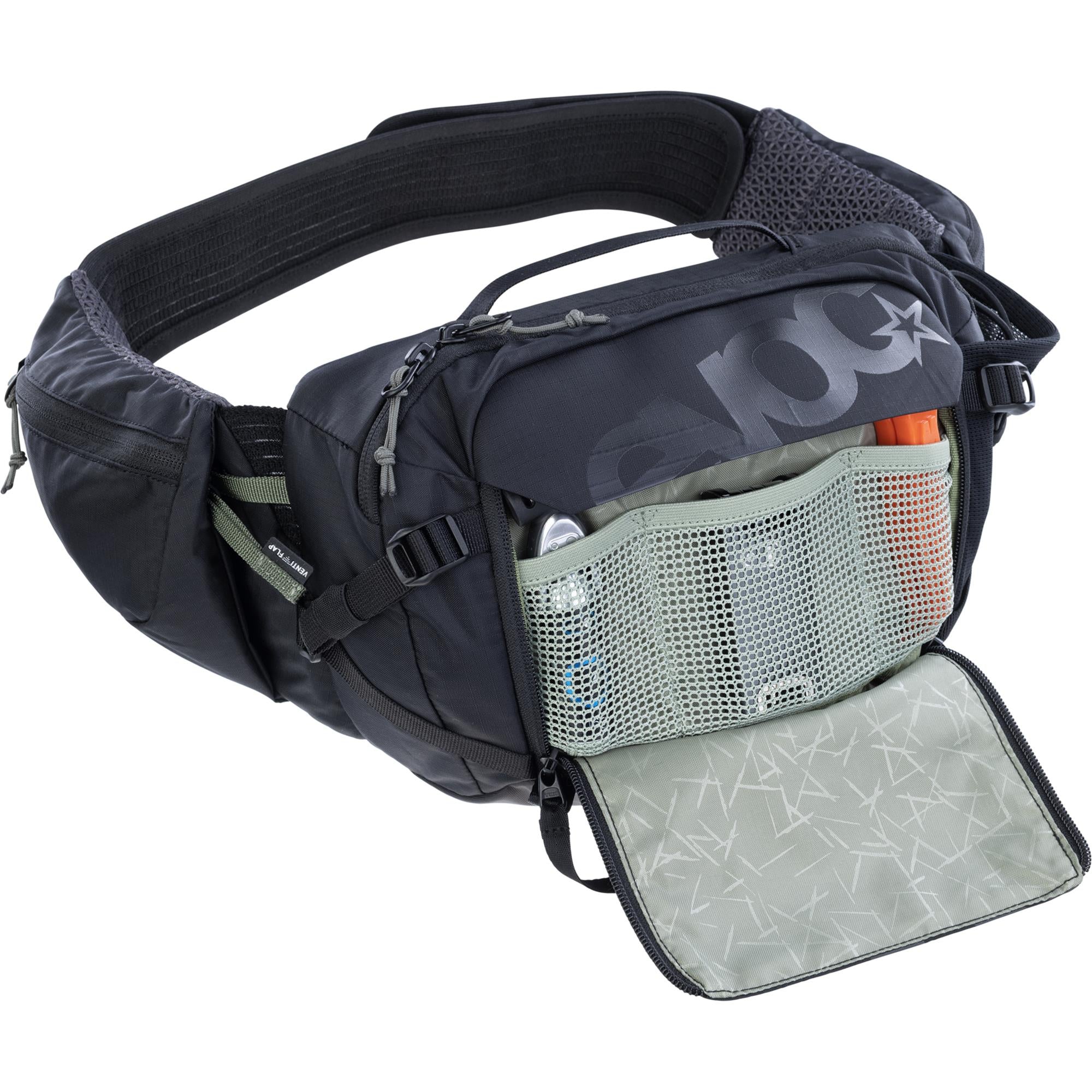 EVOC Hip Pack Pro Hydration Pack 3L With 1.5L Bladder Black