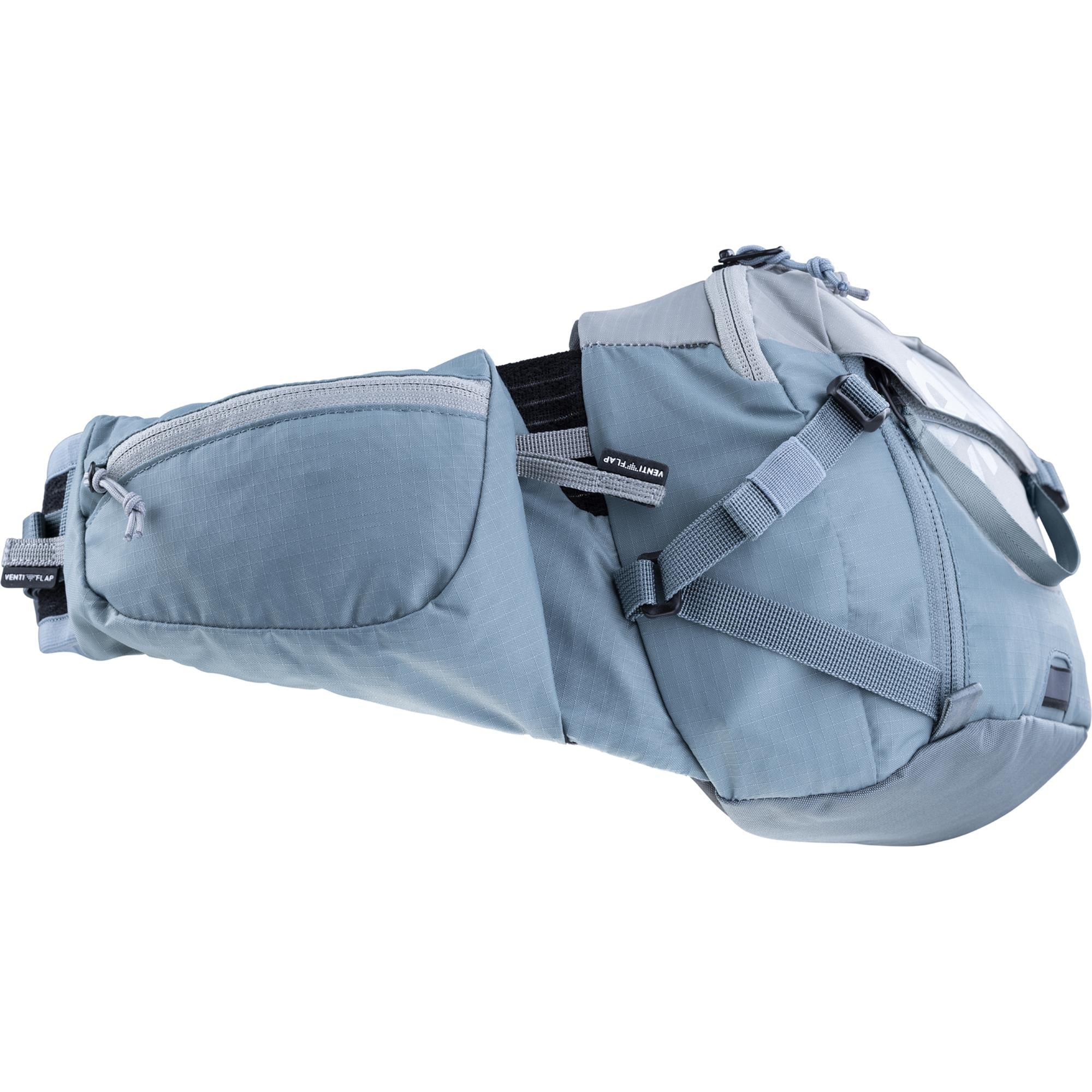 EVOC Hip Pack Pro Hydration Pack 3L With 1.5L Bladder Stone/Steel