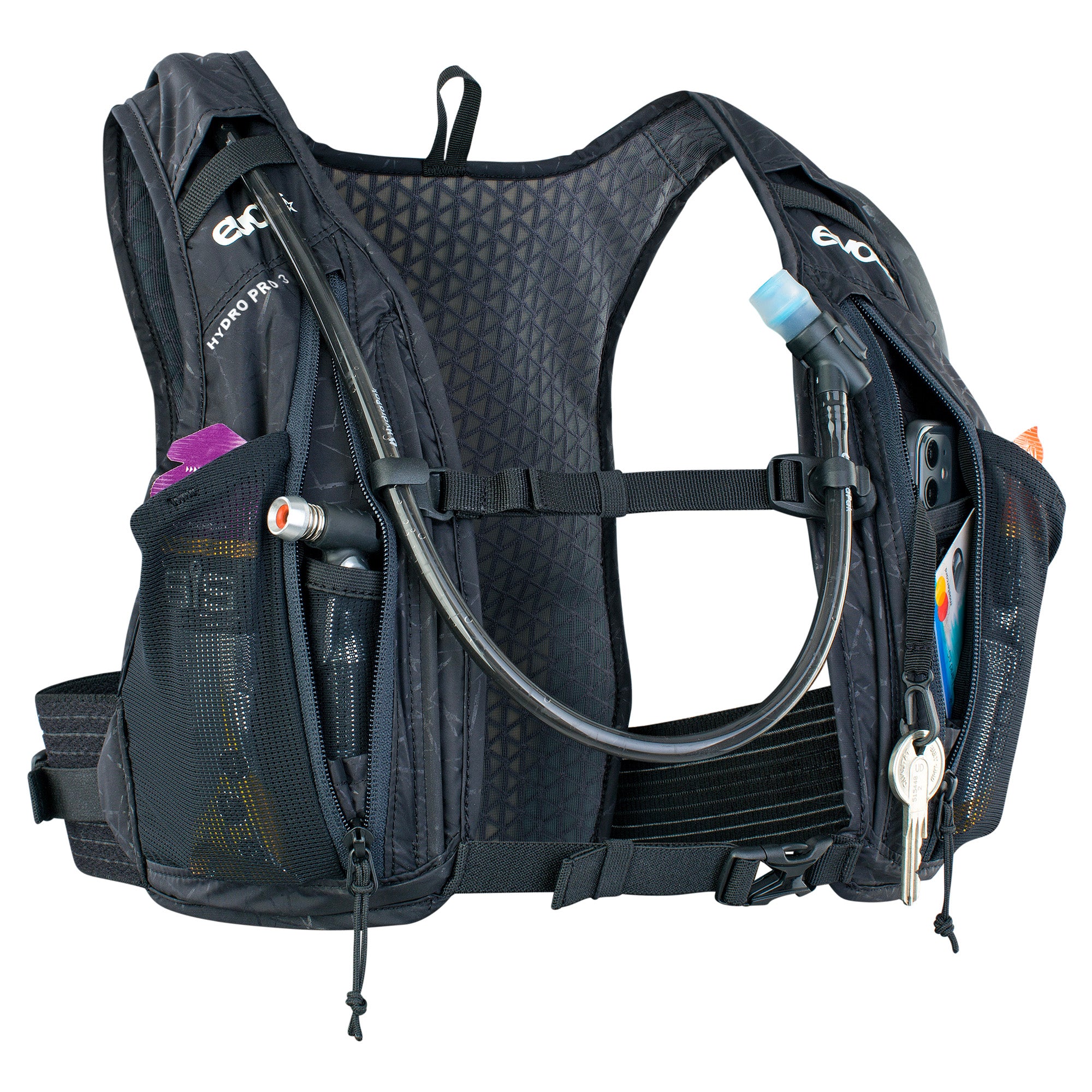 EVOC Hydro Pro Hydration Pack 3L With 1.5L Bladder Black