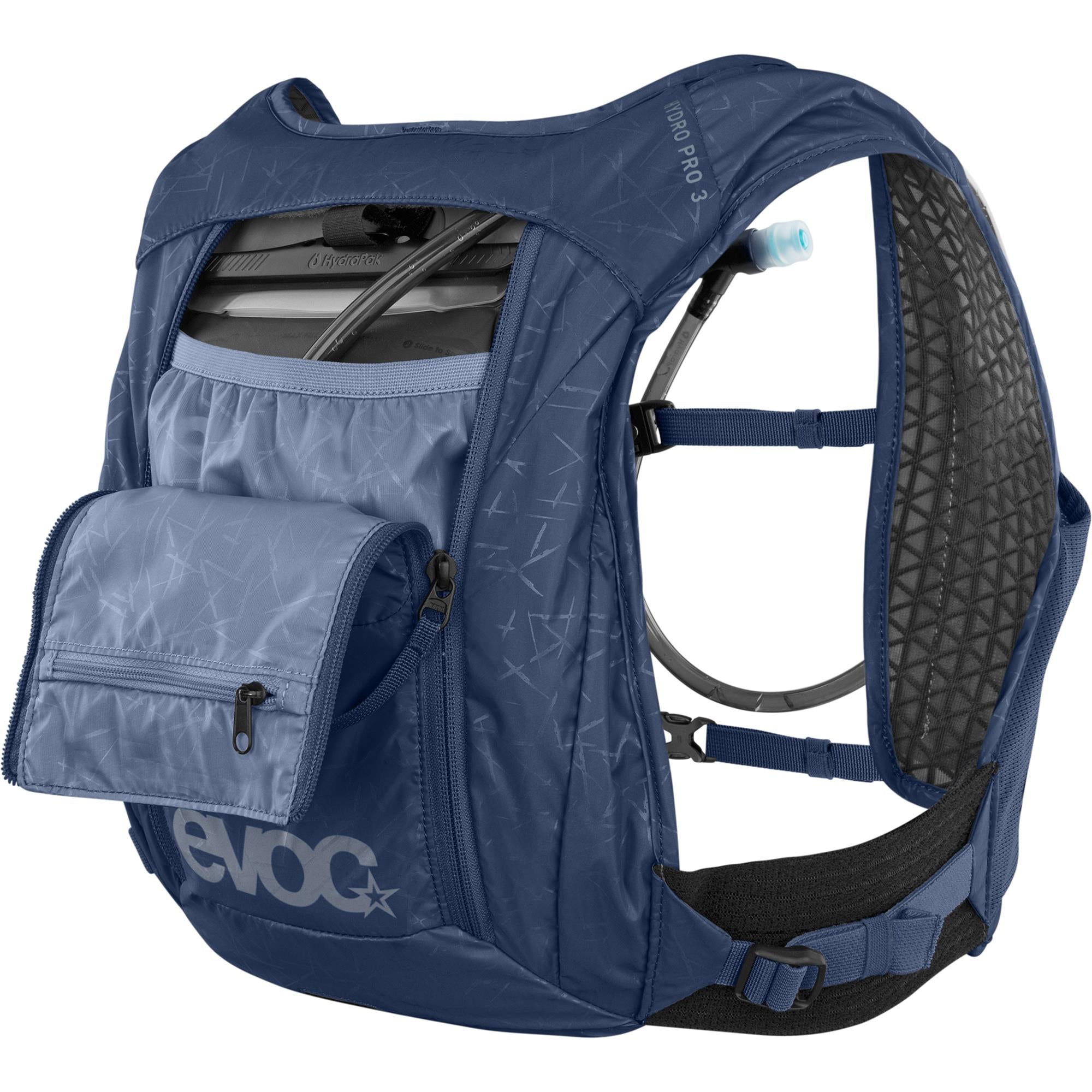 EVOC Hydro Pro Hydration Pack 3L With 1.5L Bladder Denim