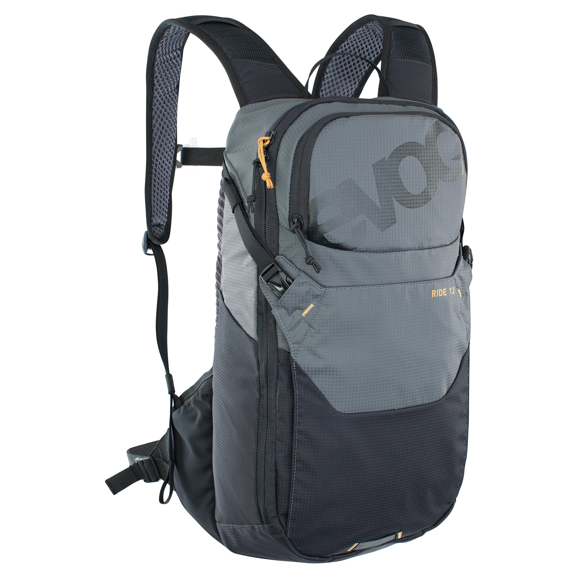 EVOC Ride Performance Backpack 12L With 2L Hydration Bladder Carbon Grey/Black
