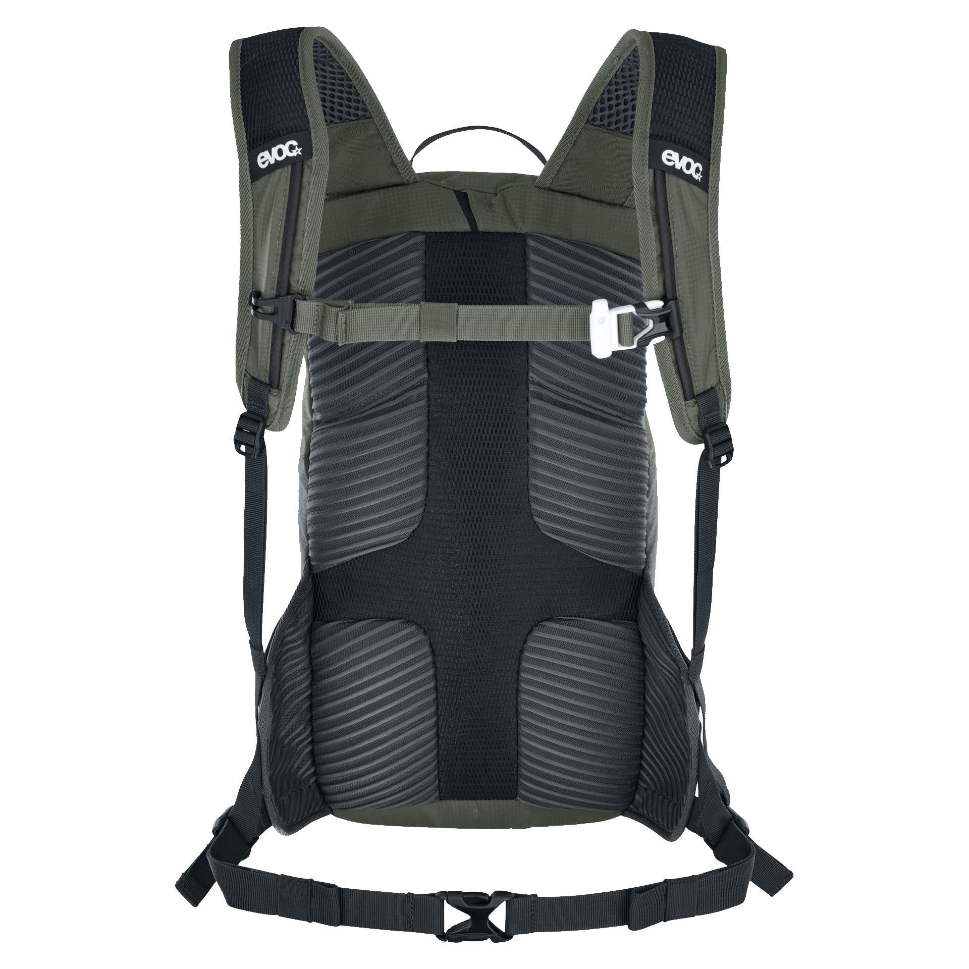 EVOC Ride Performance Backpack 12L With 2L Hydration Bladder Dark Olive/Black