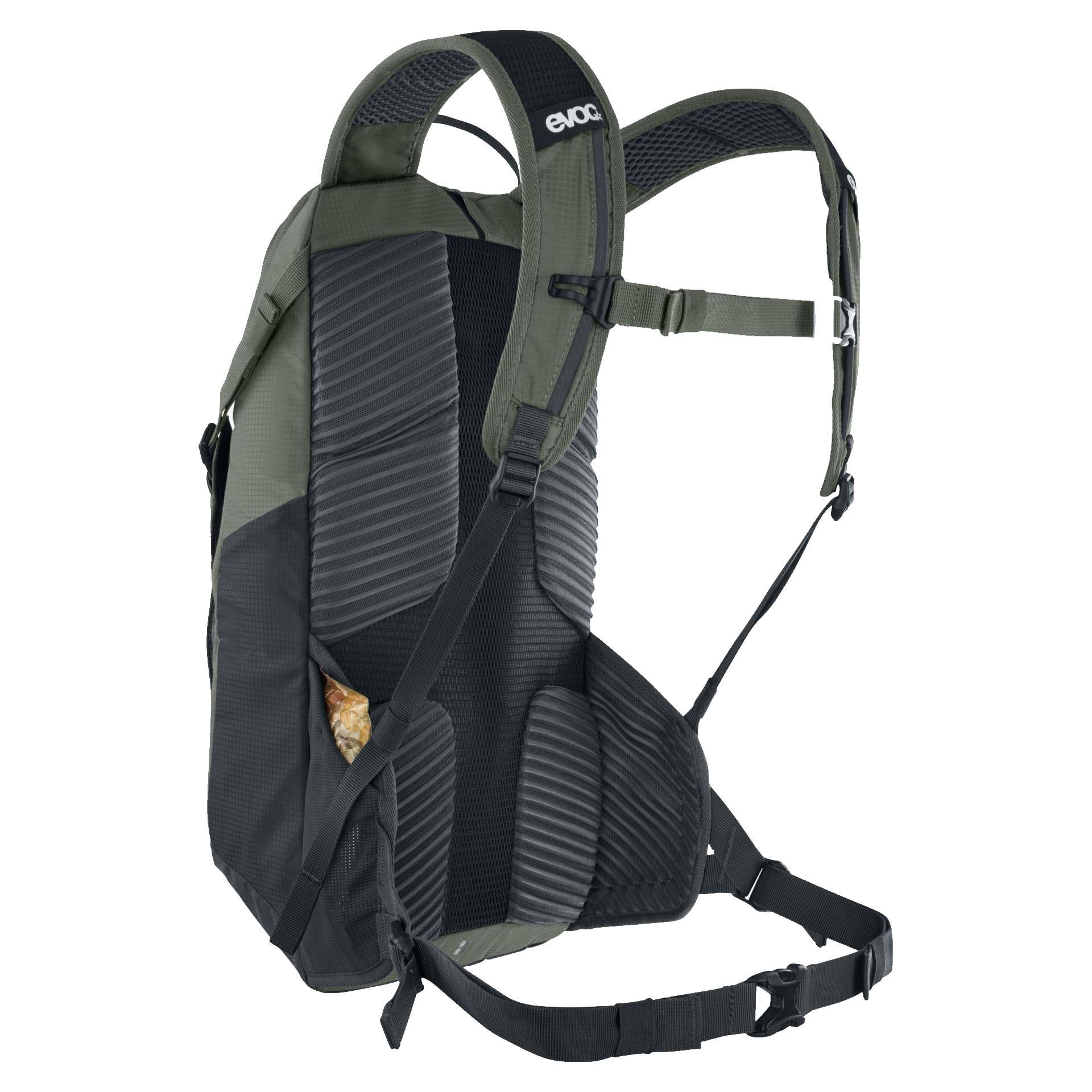 EVOC Ride Performance Backpack 12L With 2L Hydration Bladder Dark Olive/Black