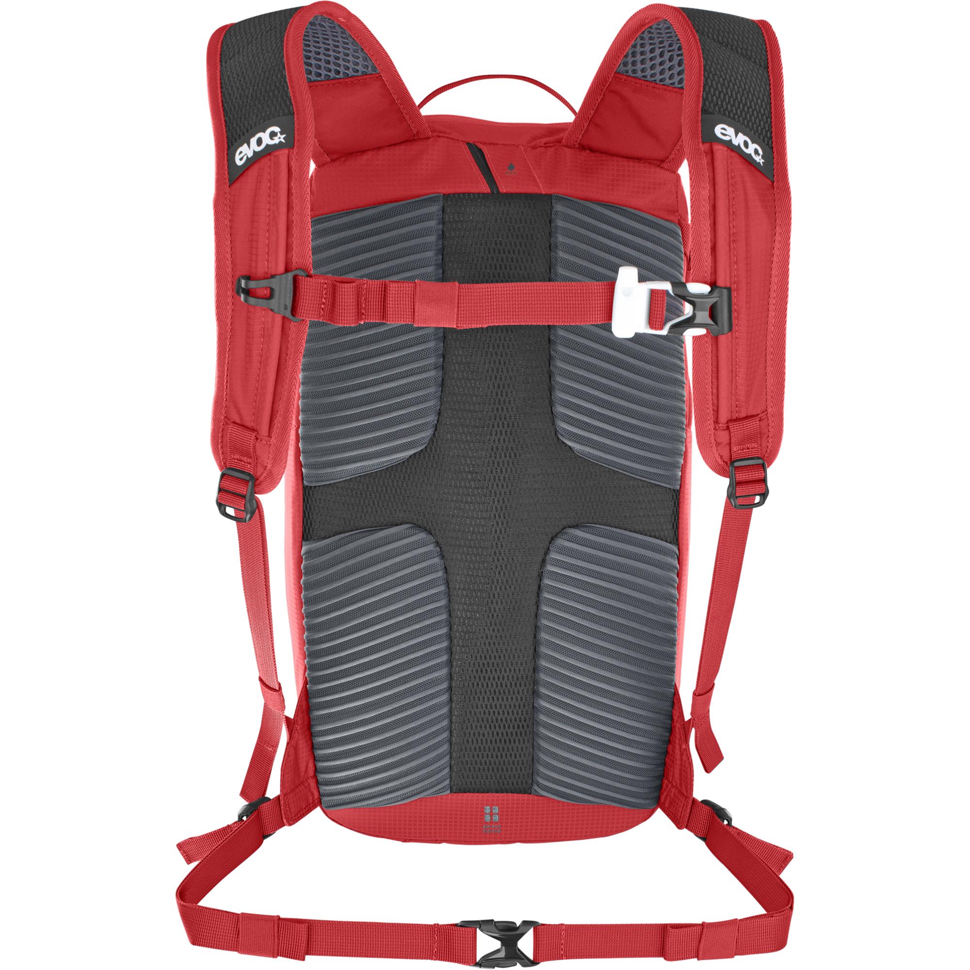 EVOC Ride Backpack 8L With 2L Hydration Bladder True Red