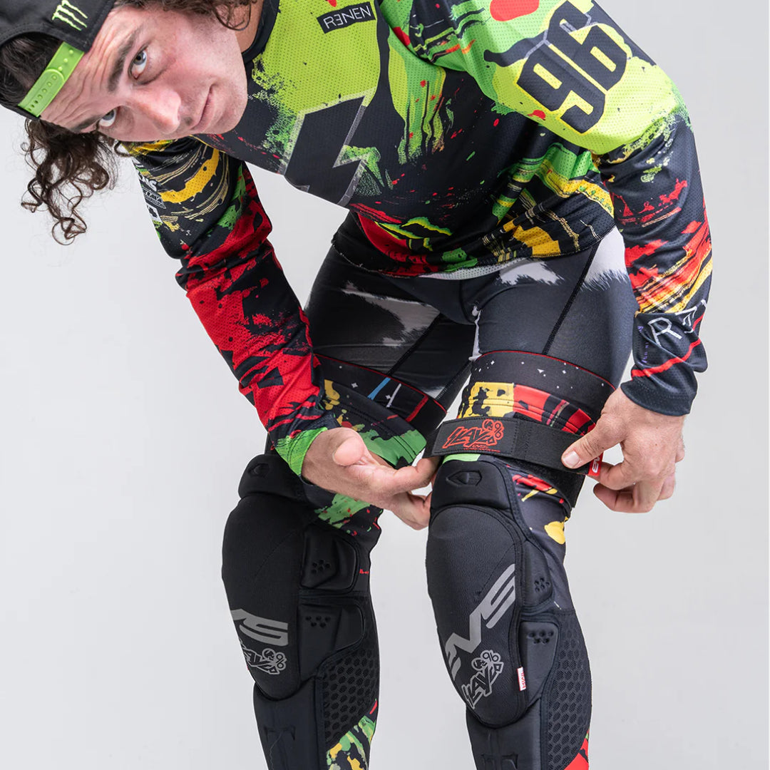 EVS Slayco Knee Guard Slayco96 Explosion