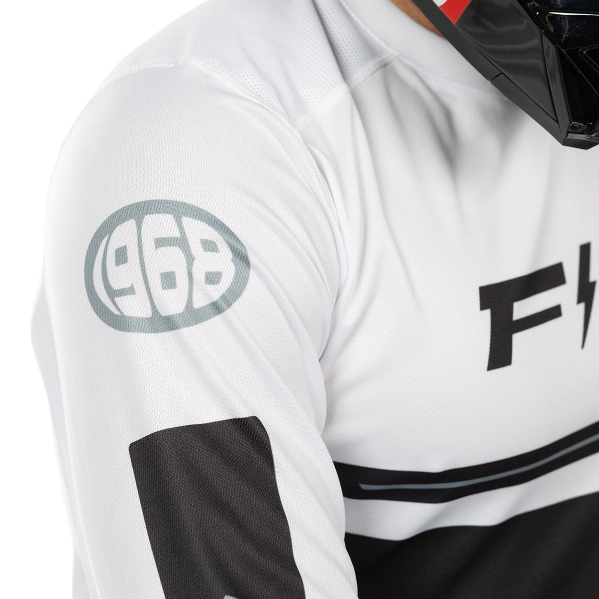 Fasthouse Elrod React MX Jersey -  White/Black
