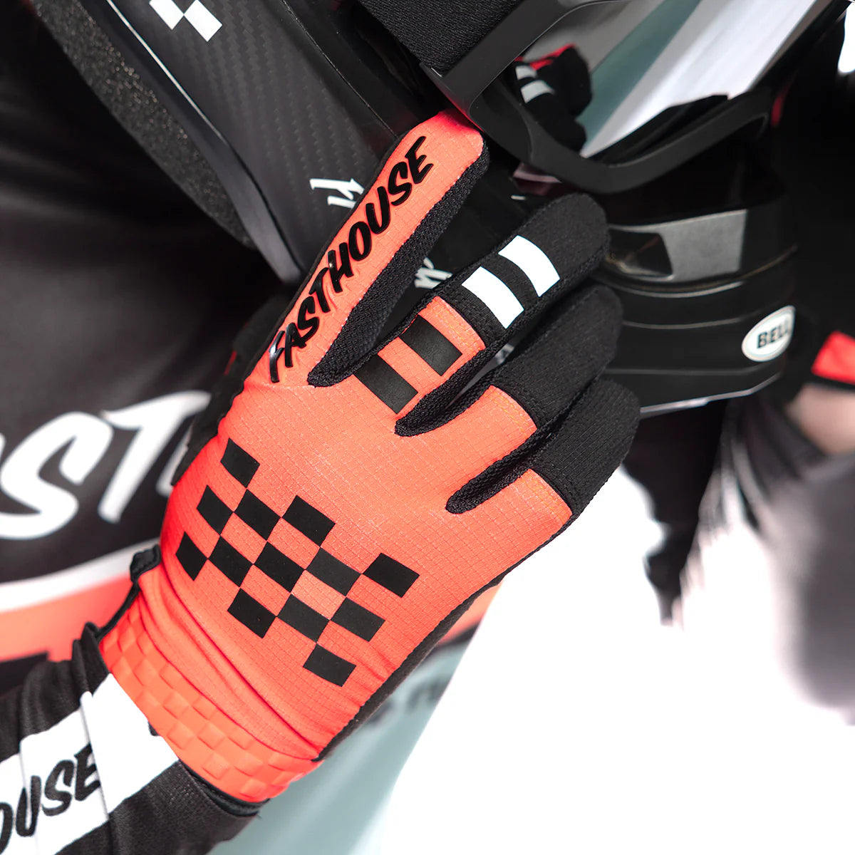 Fasthouse Elrod Formula MX Glove Hyper Coral