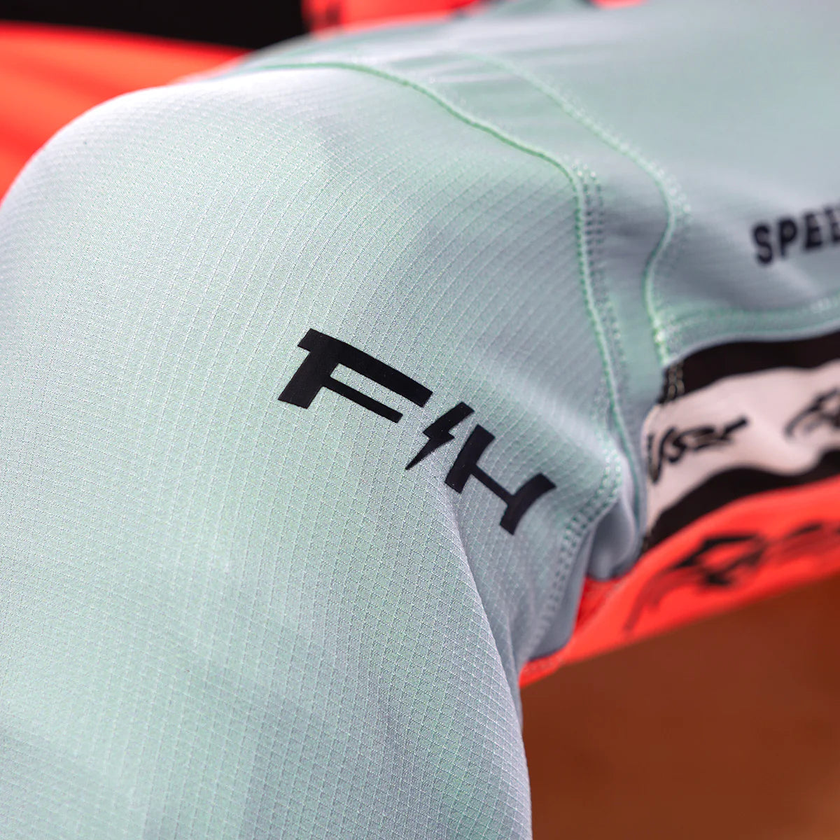 Fasthouse Elrod Formula MX Pant Oceanic Mint/Hyper Coral