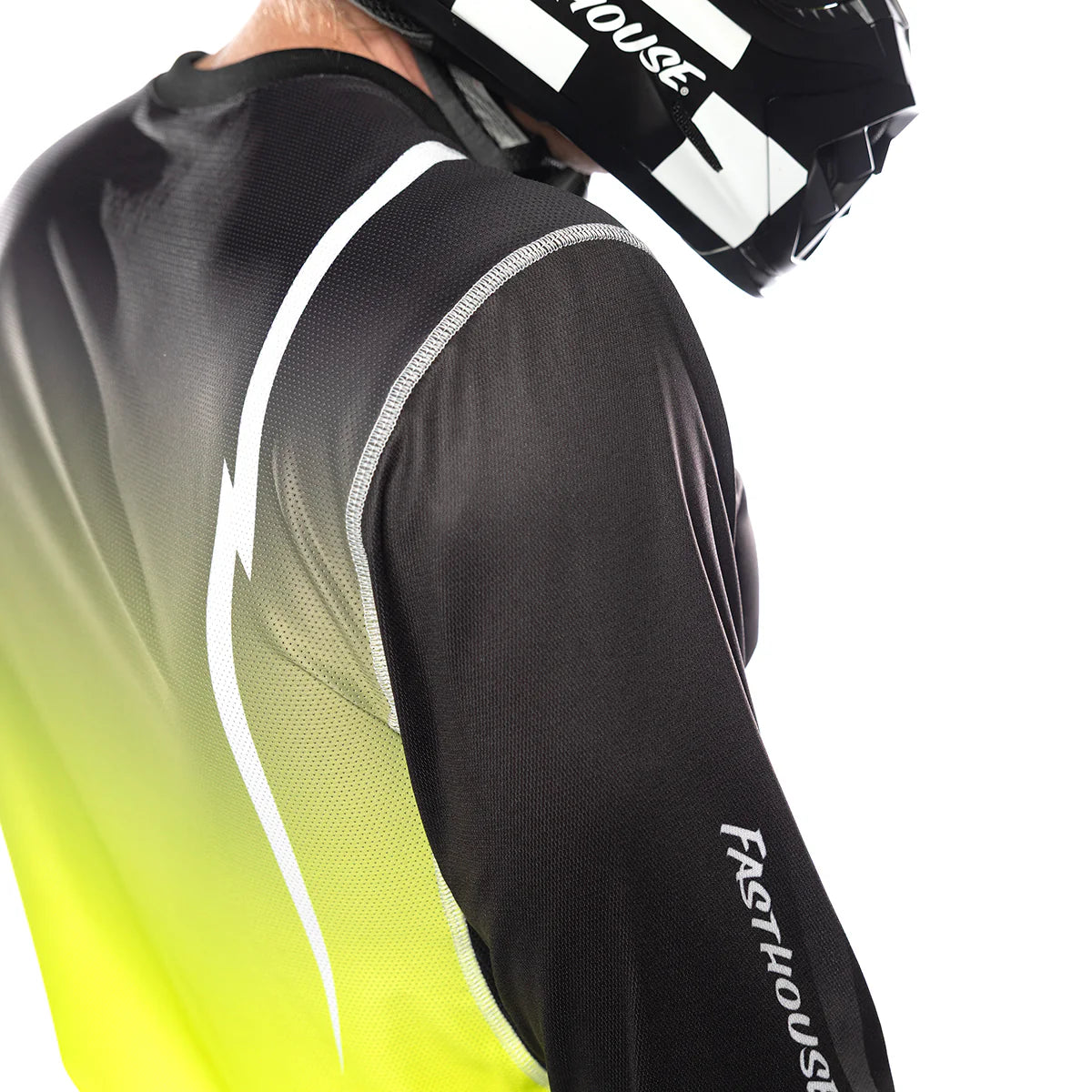 Fasthouse Elrod Nitro LS MX Jersey Black Neon