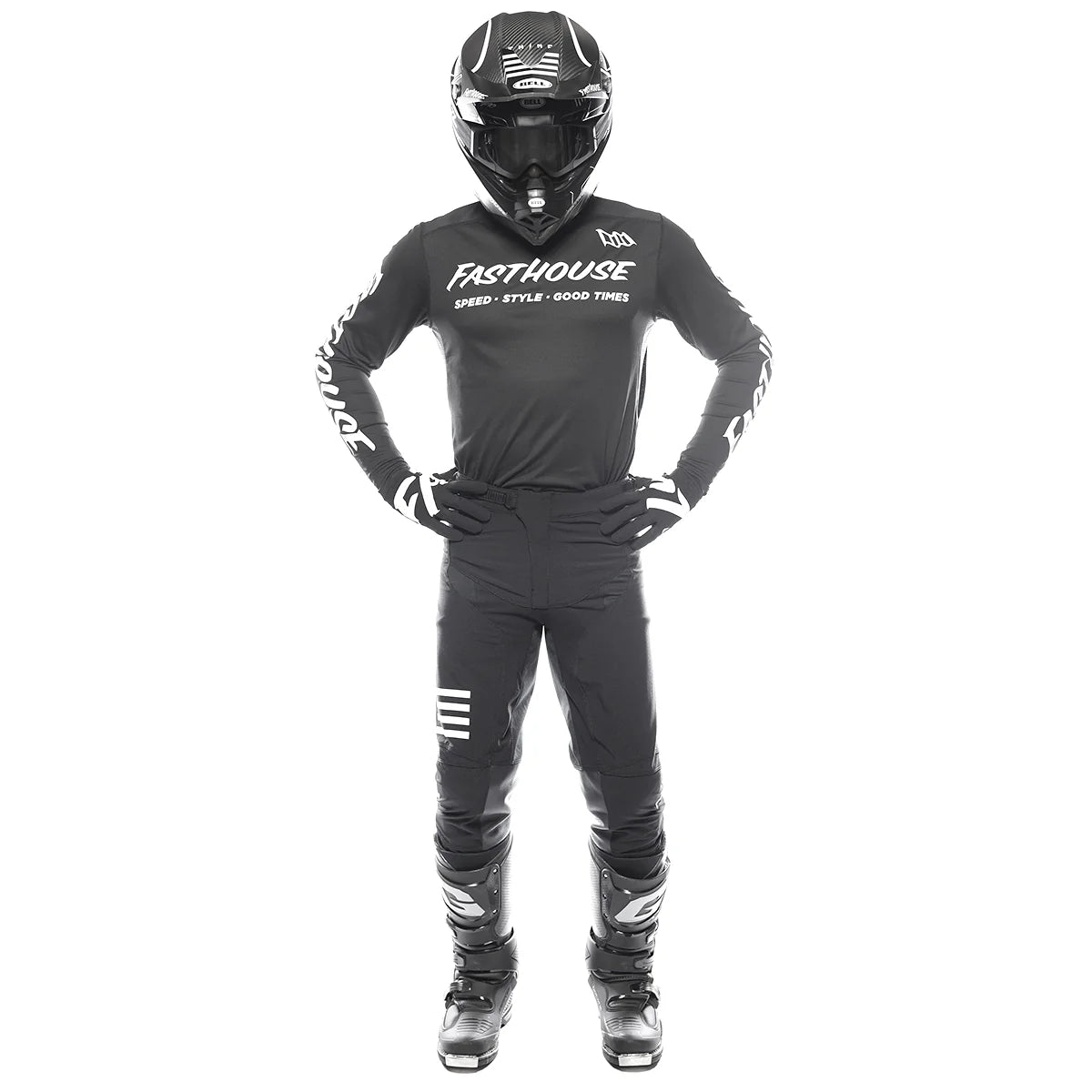 Fasthouse Elrod Torque LS MX Jersey Black
