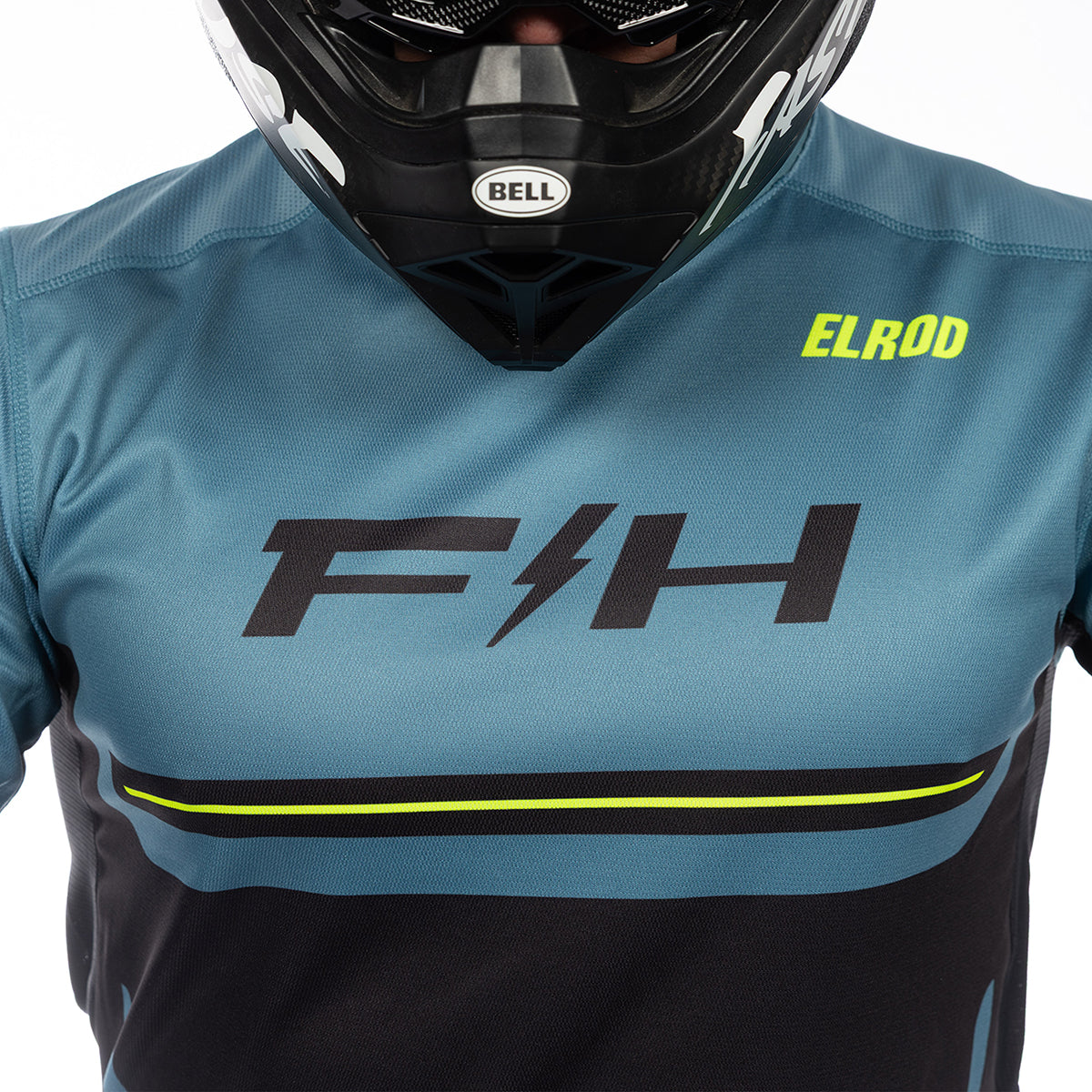 Fasthouse Elrod React MX Jersey - Light Indigo/Black