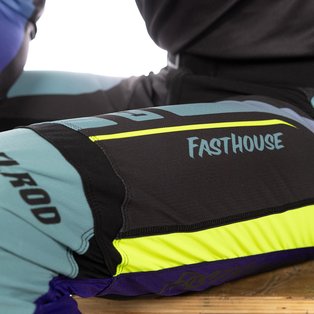 Fasthouse Elrod React MX Pant - Light Indigo/Black