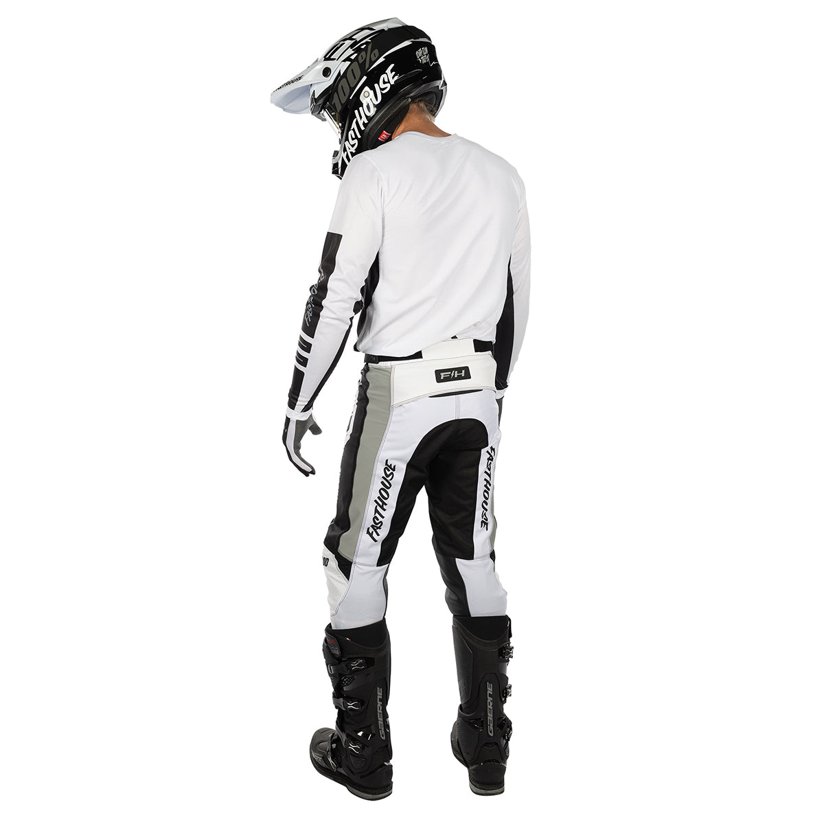 Fasthouse Elrod React MX Pant - White/Black
