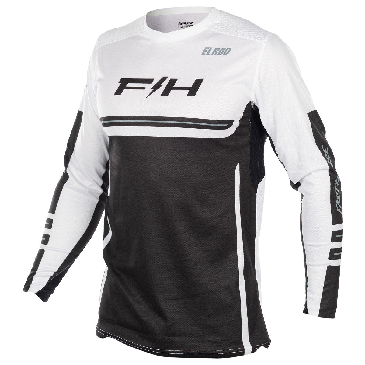 Fasthouse Elrod React MX Jersey -  White/Black