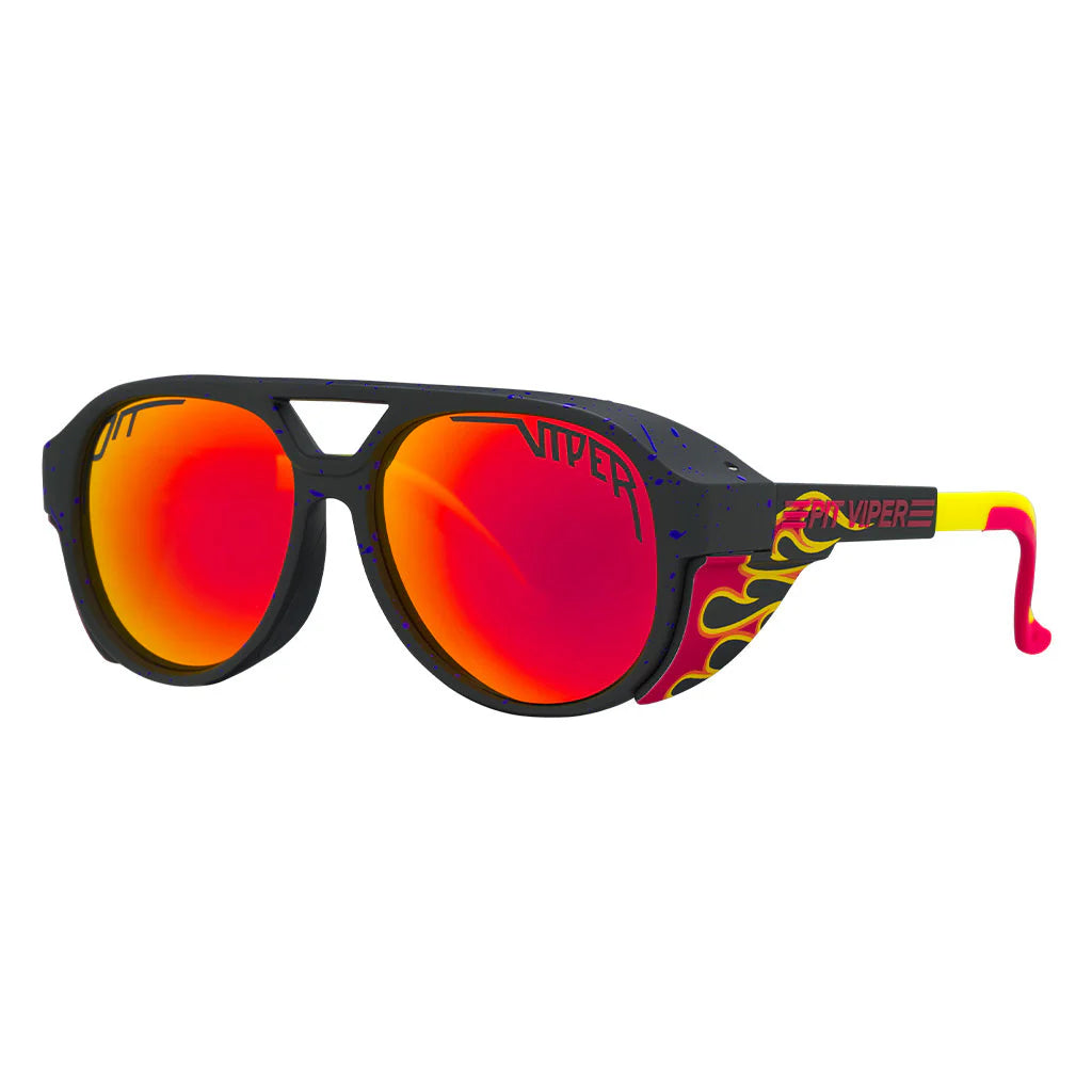 Pit Viper The Combustion Exciters Sunglasses - Polarized Z87+ Red Lens