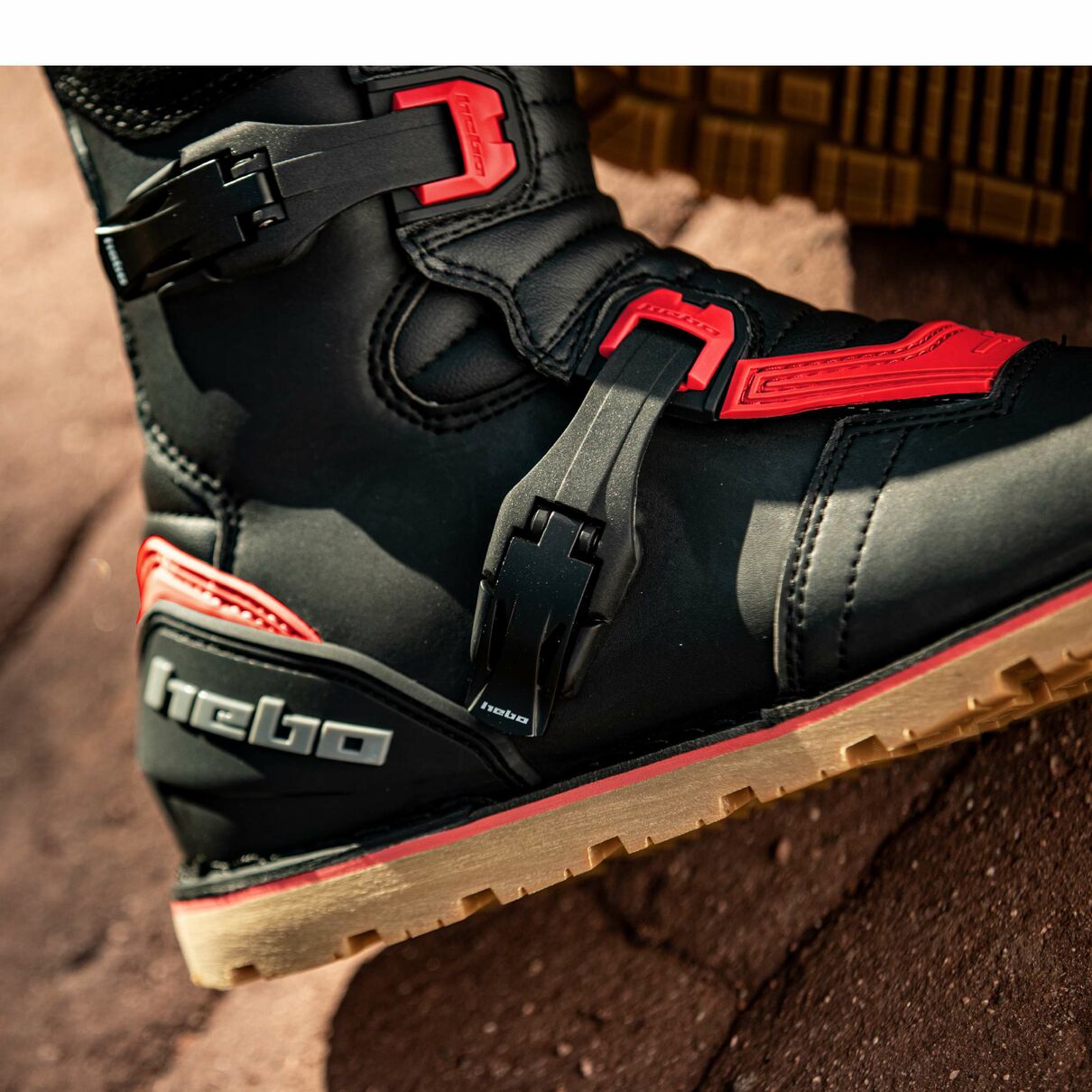 Hebo Trials Boots Technical 3.0 Micro Red