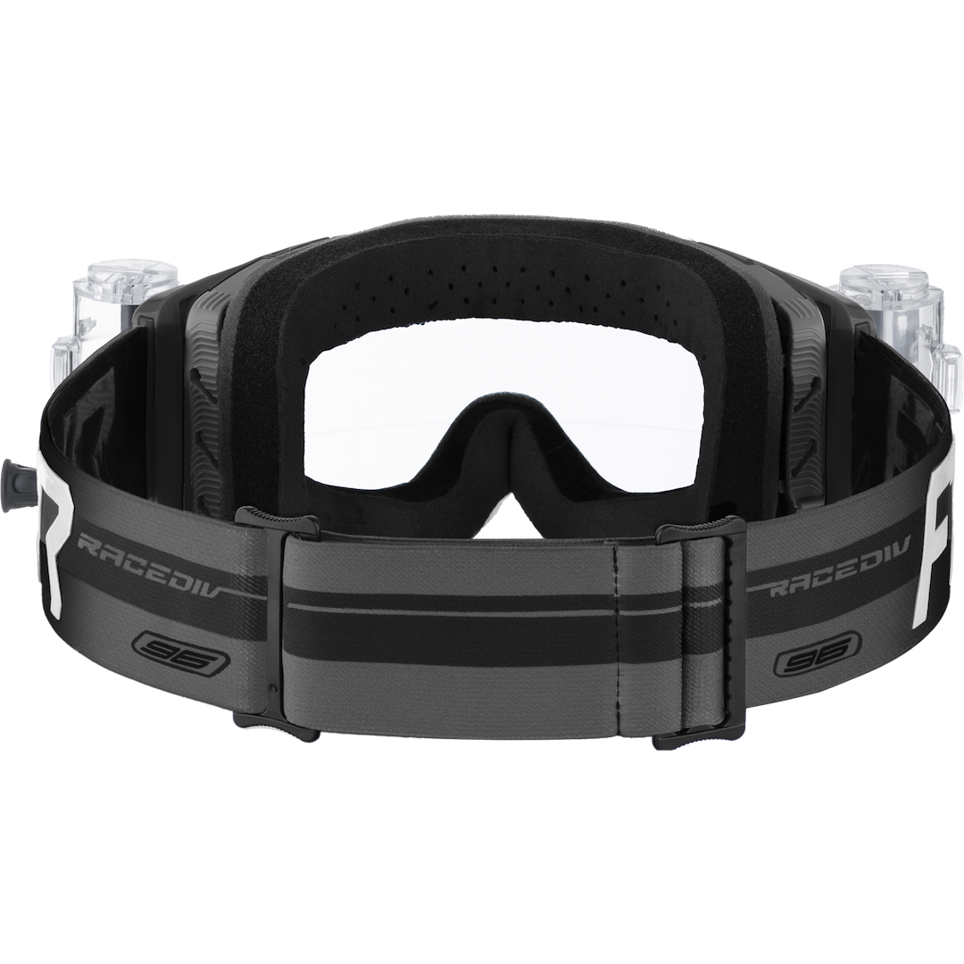 FXR Factory Ride  Roll-Off MX Goggle 2026 Black - Clear Lens