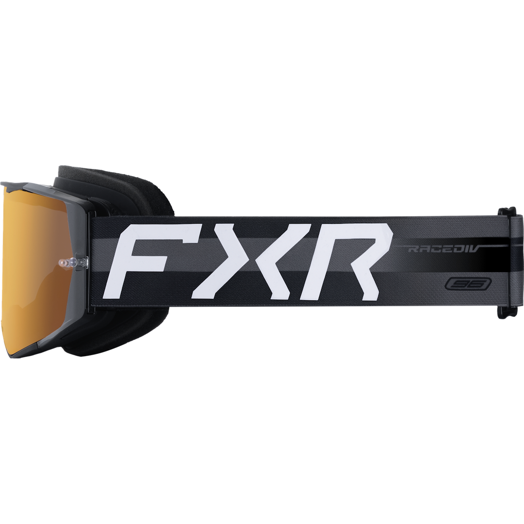 FXR Factory Ride MX Goggle 2026 Black - Gold Mirror Lens