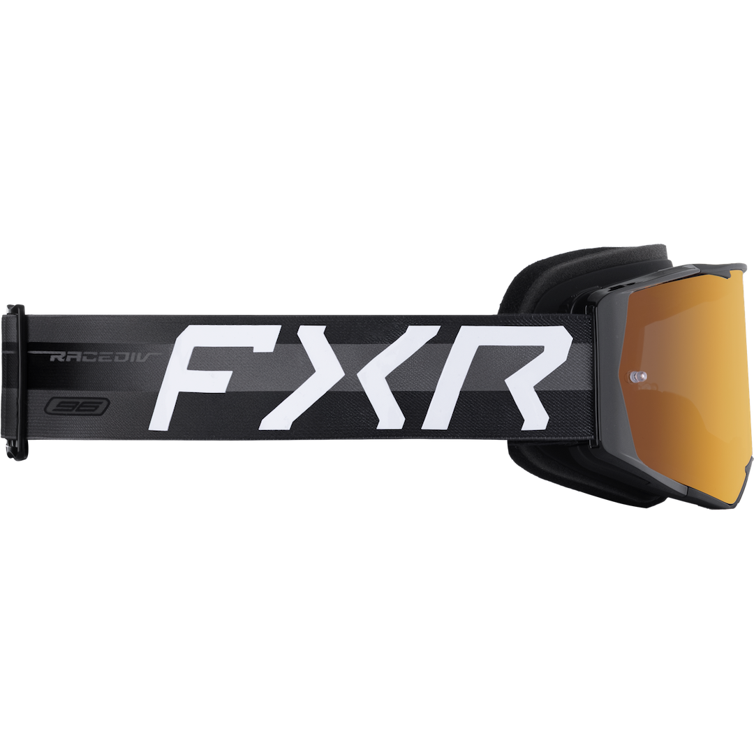 FXR Factory Ride MX Goggle 2026 Black - Gold Mirror Lens