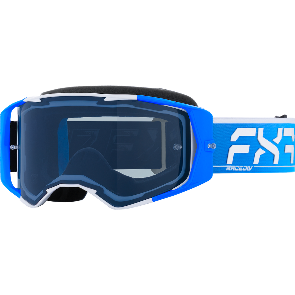 Factory Racing Goggle FXR Factory Ride MX Goggle 2026 Blue - Blue Lens