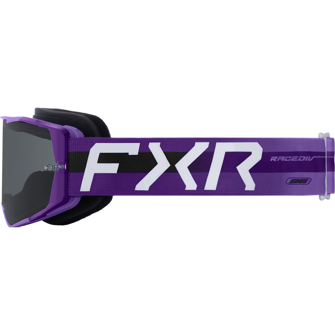FXR Factory Ride MX Goggle 2026 Purple - Smoke Lens