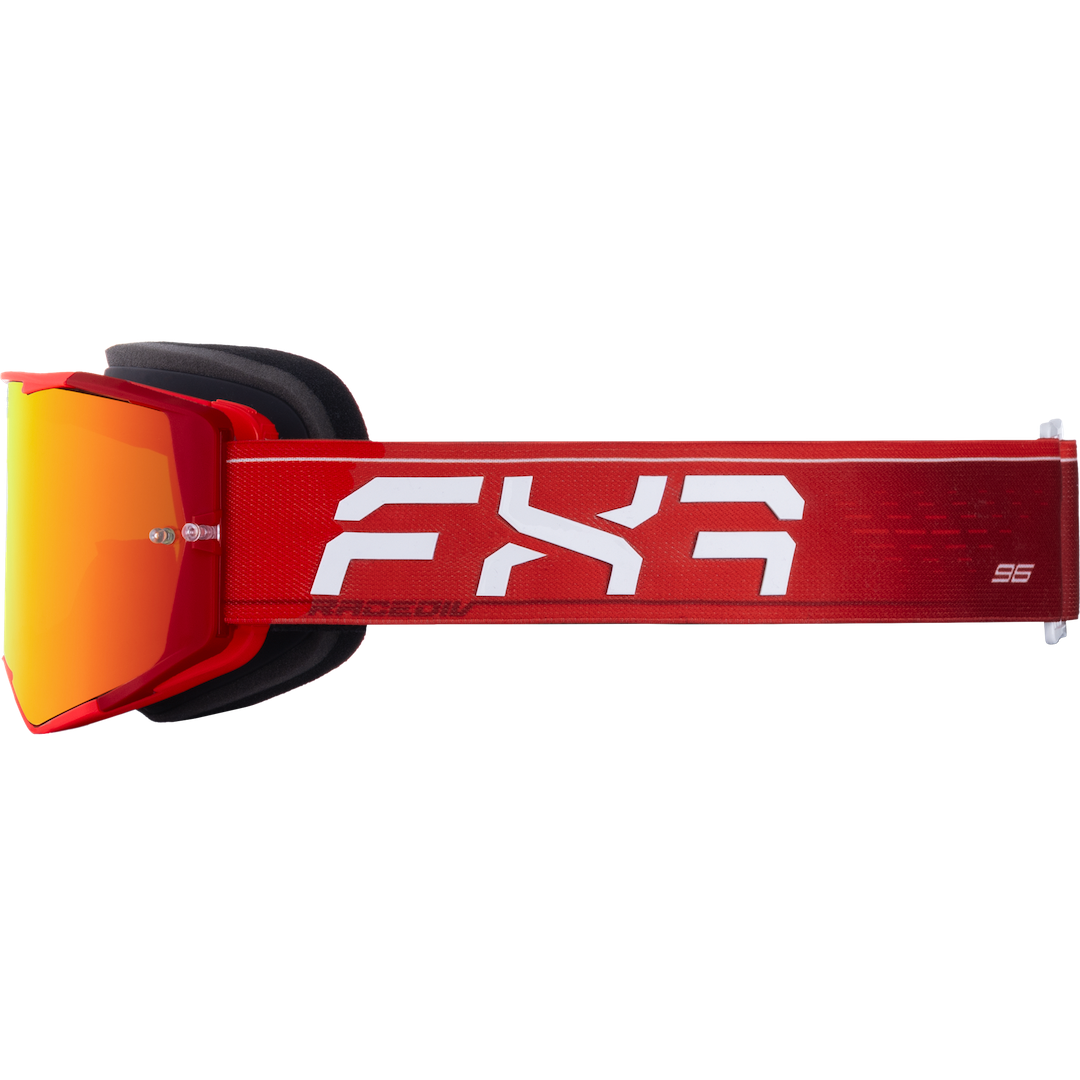 FXR Factory Ride MX Goggle 2026 Red - Mirrored Lens