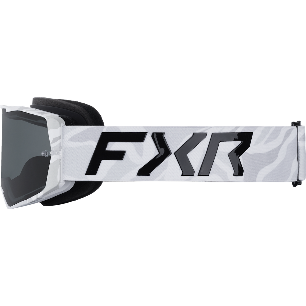 Factory Racing Goggle FXR Factory Ride MX Goggle 2026 White - Smoke Lens