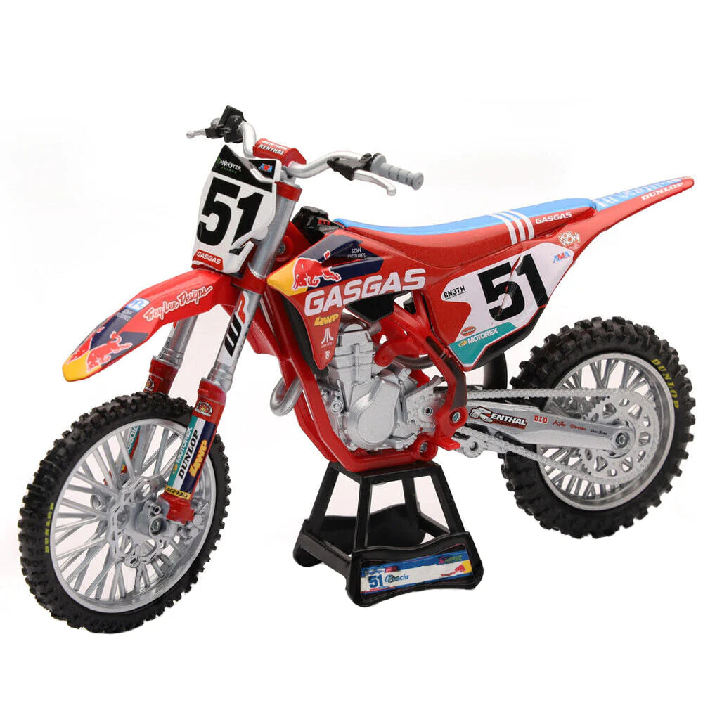New Ray Toys 1:12 Justin Barcia TLD Red Bull Gas Gas MCF 450