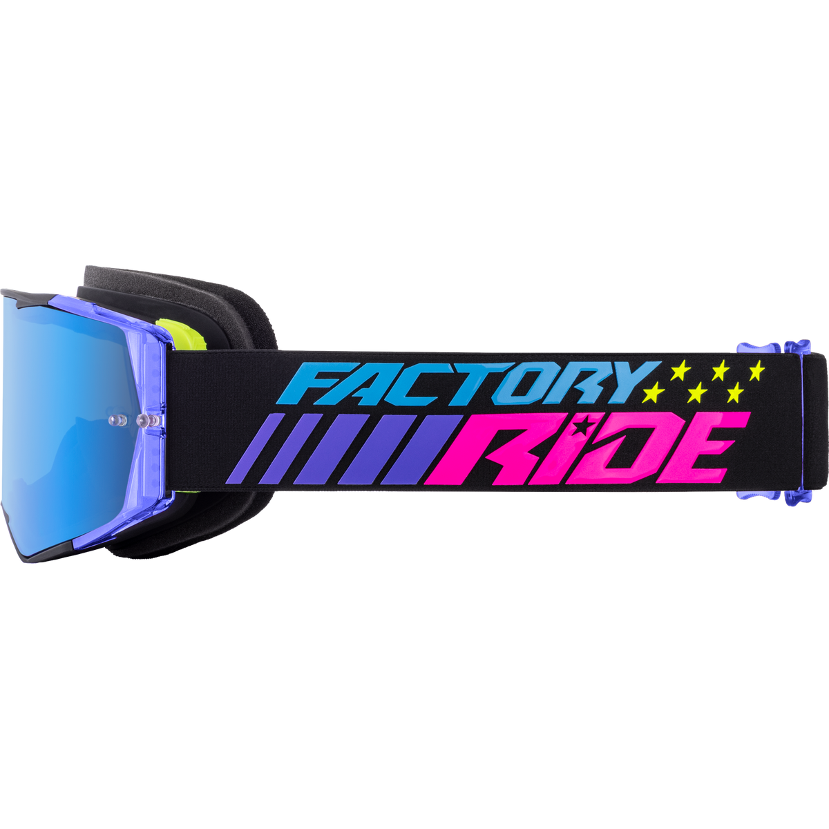 Factory Ride MX Goggle 2027 Black/Sky/Purple