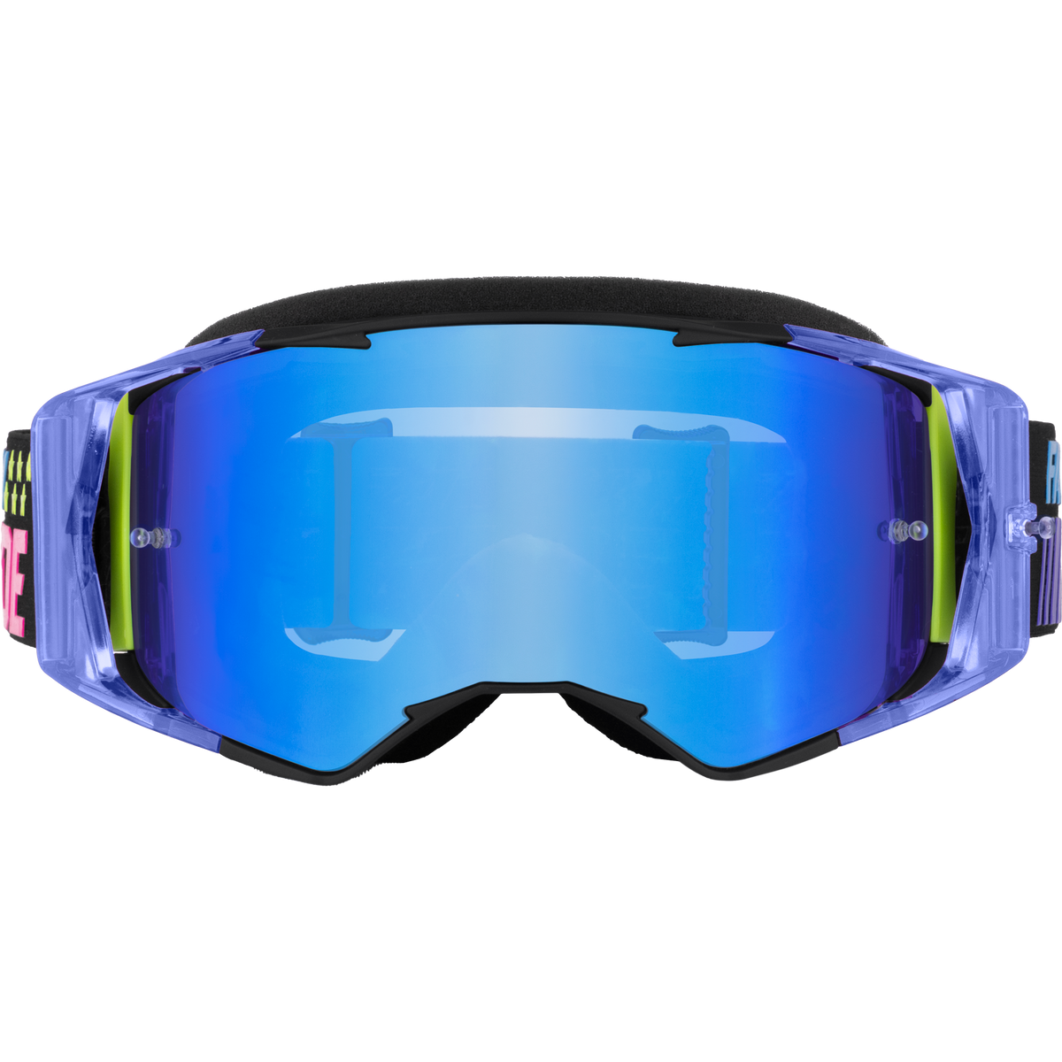 Factory Ride MX Goggle 2027 Black/Sky/Purple