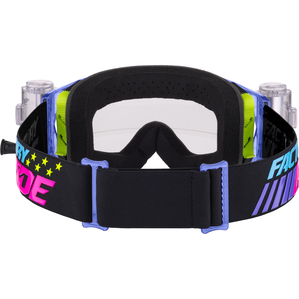 Factory Ride Roll-Off Goggle 2027 Black/Sky/Purple