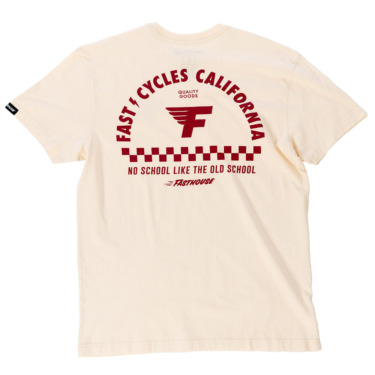 Fasthouse Fast Cycles Tee - Natural